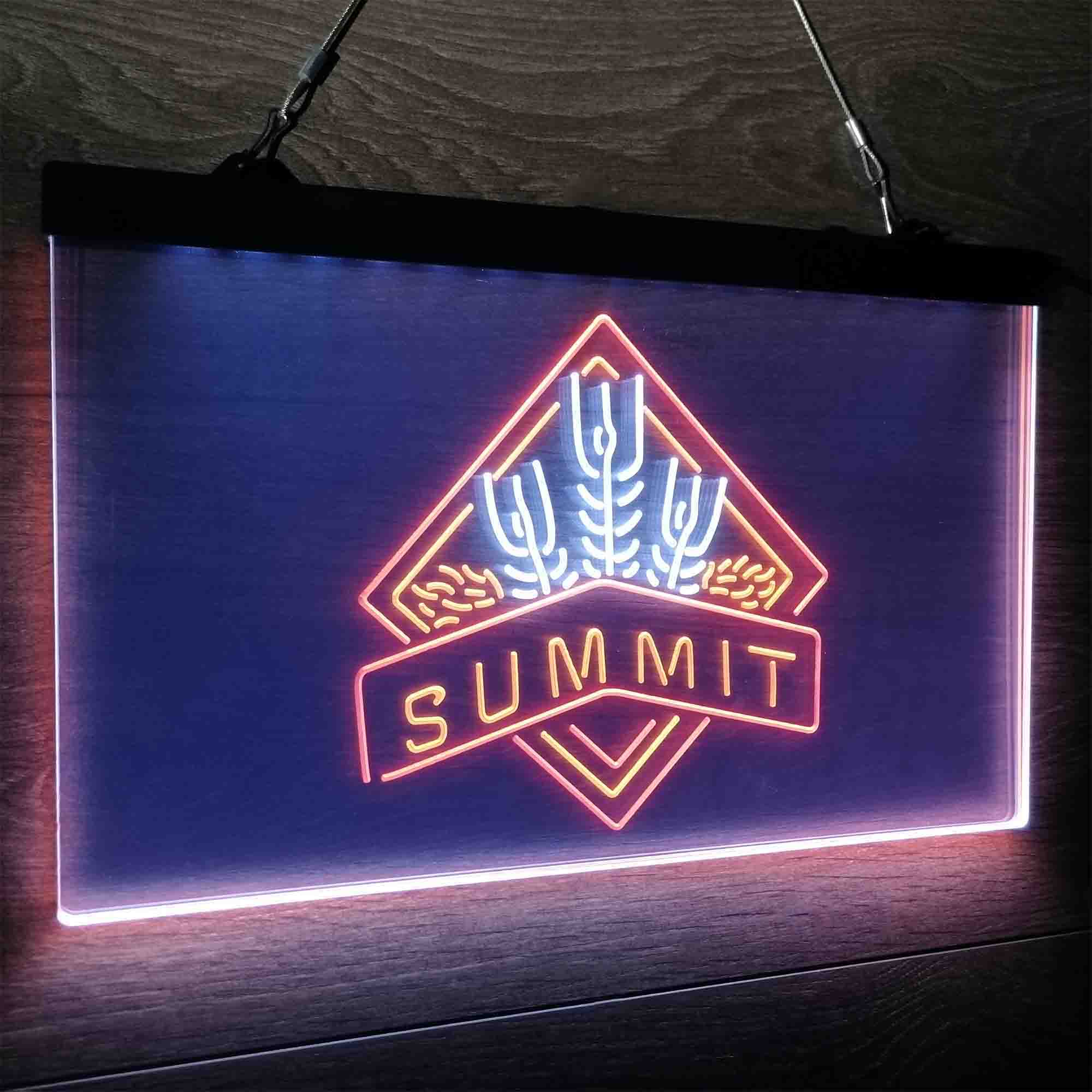 Summit Brewing Co Neon LED Sign 3 Colors