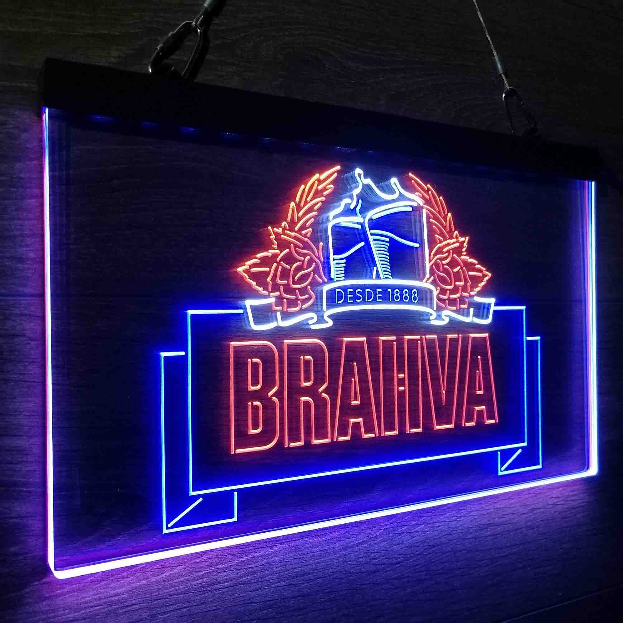 Brahma Beer Neon LED Sign 3 Colors