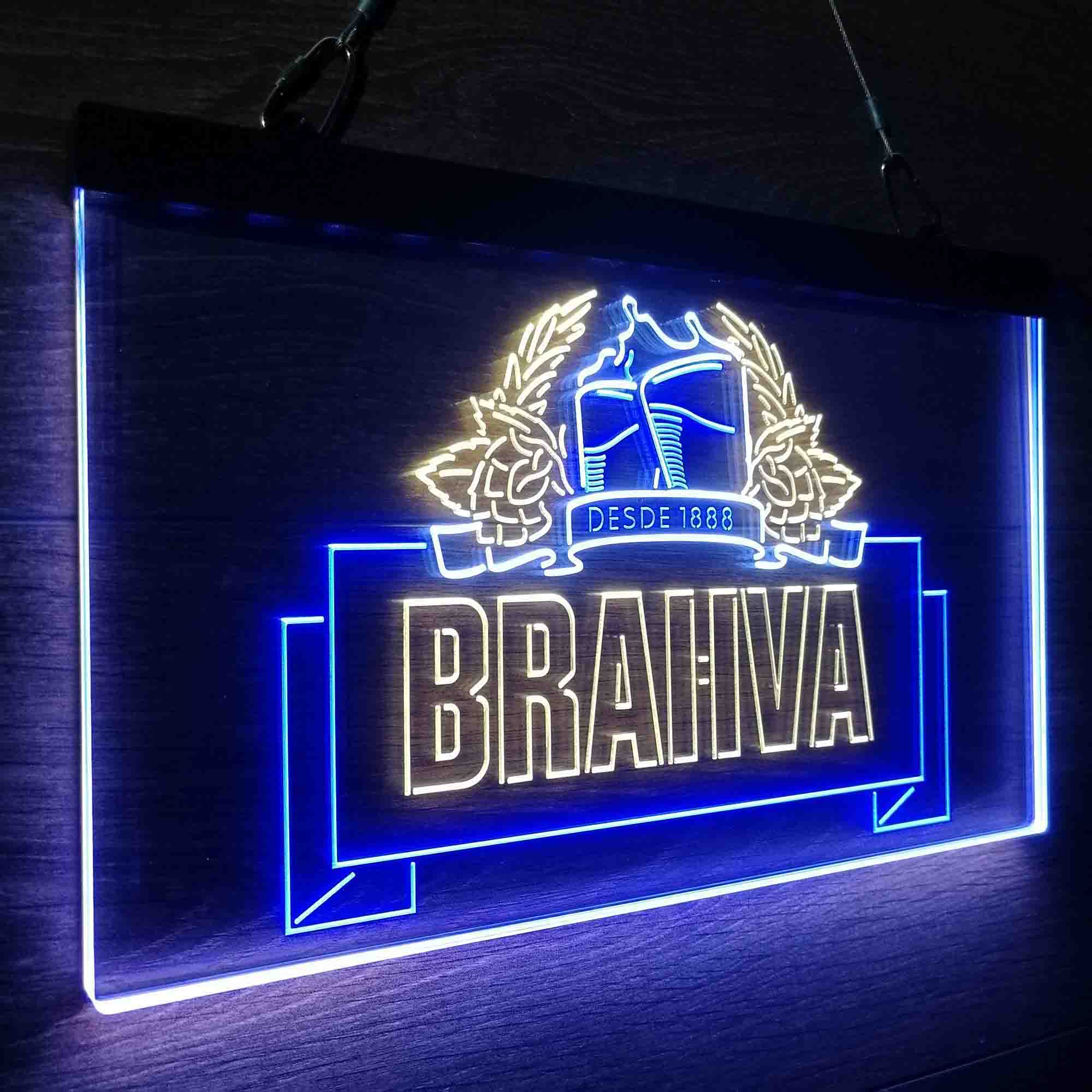 Brahma Beer Neon LED Sign 3 Colors