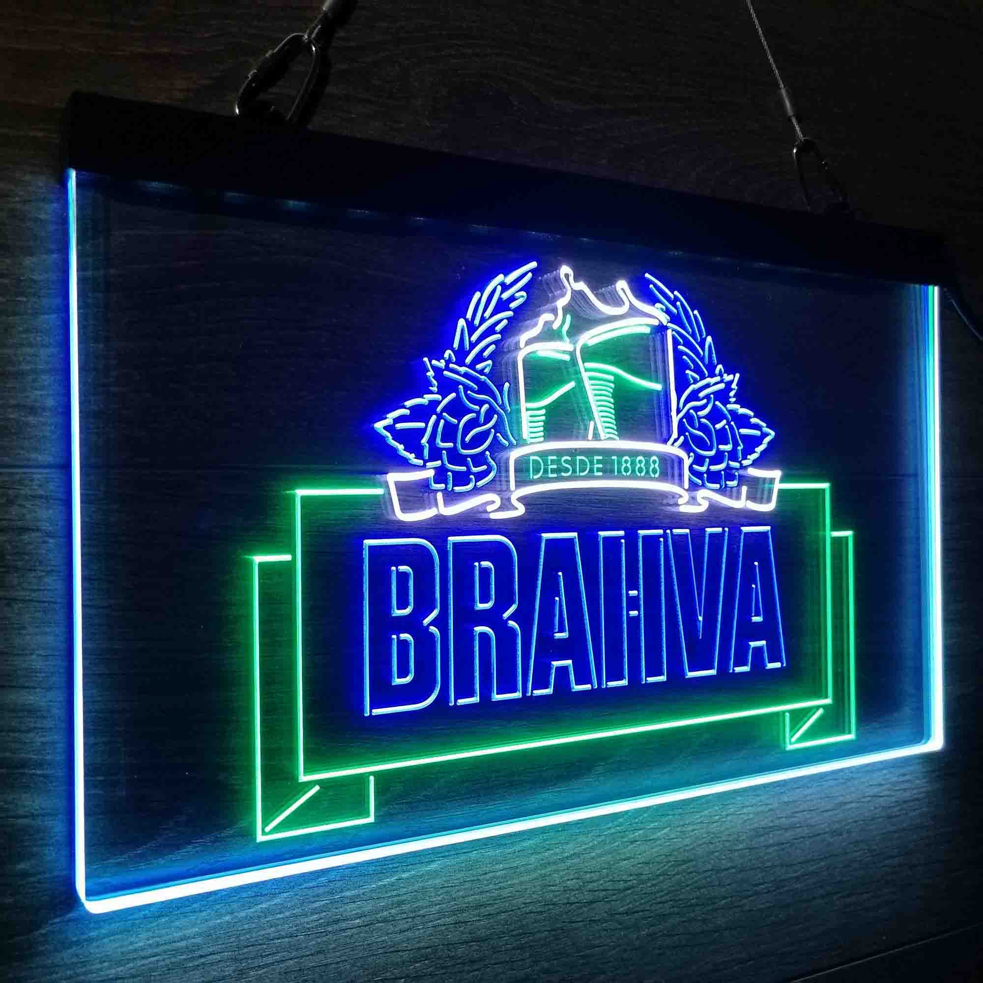 Brahma Beer Neon LED Sign 3 Colors