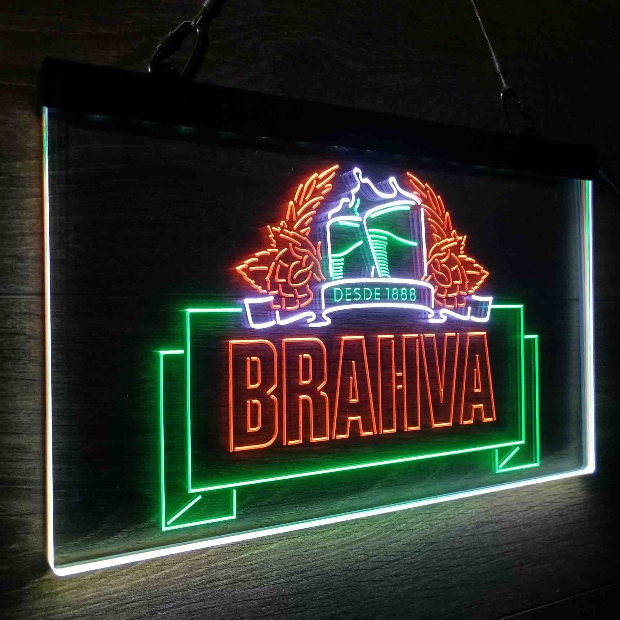 Brahma Beer Neon LED Sign 3 Colors