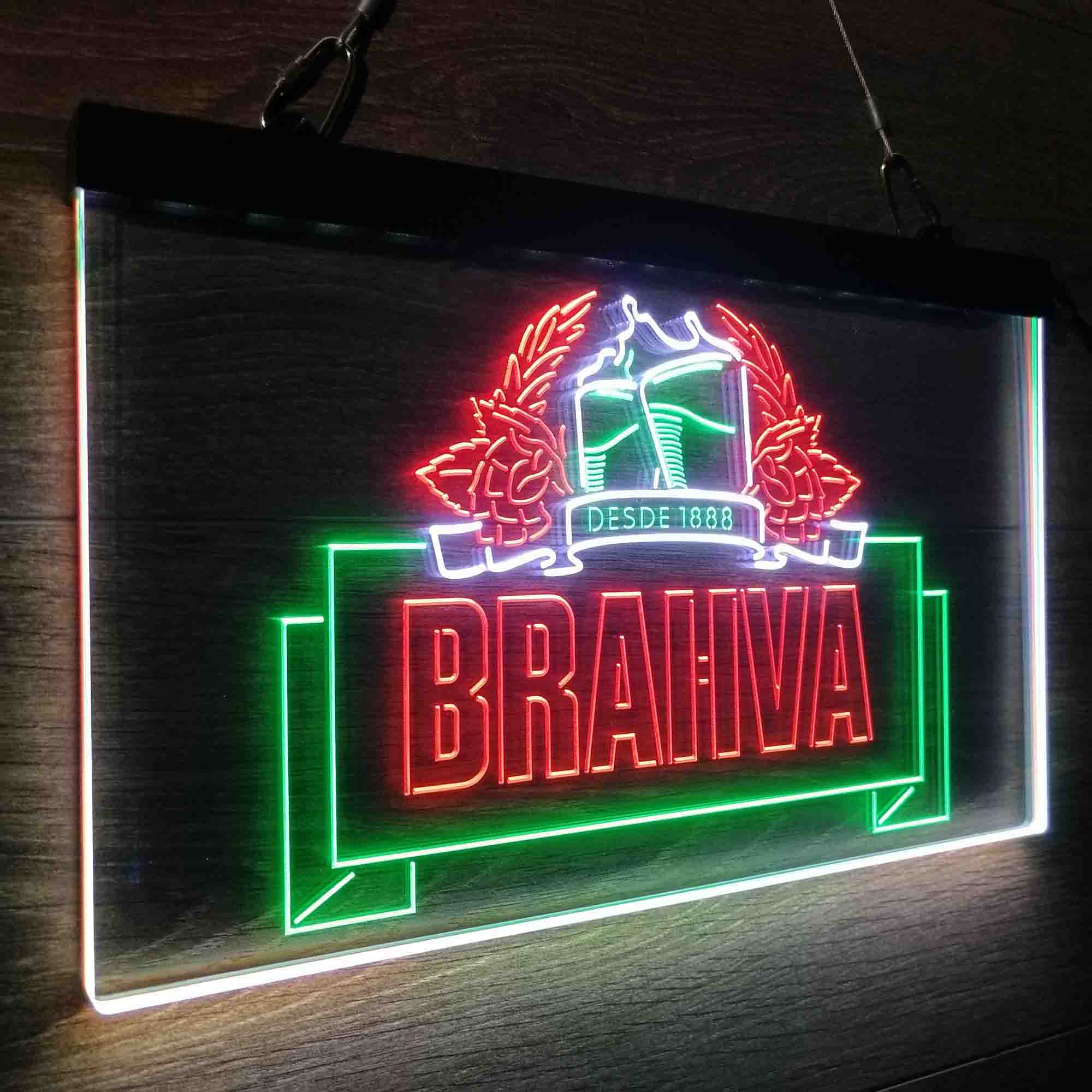 Brahma Beer Neon LED Sign 3 Colors