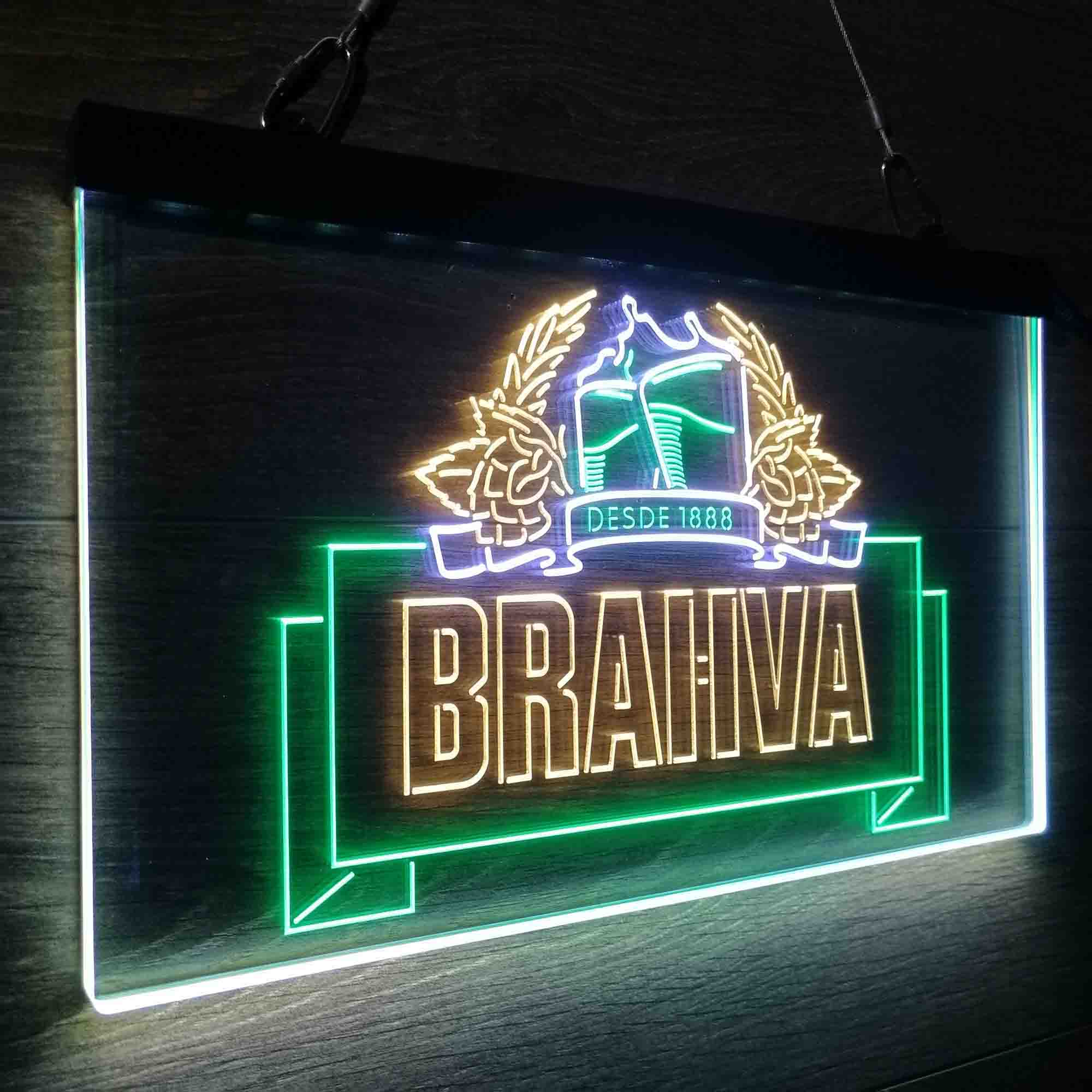 Brahma Beer Neon LED Sign 3 Colors