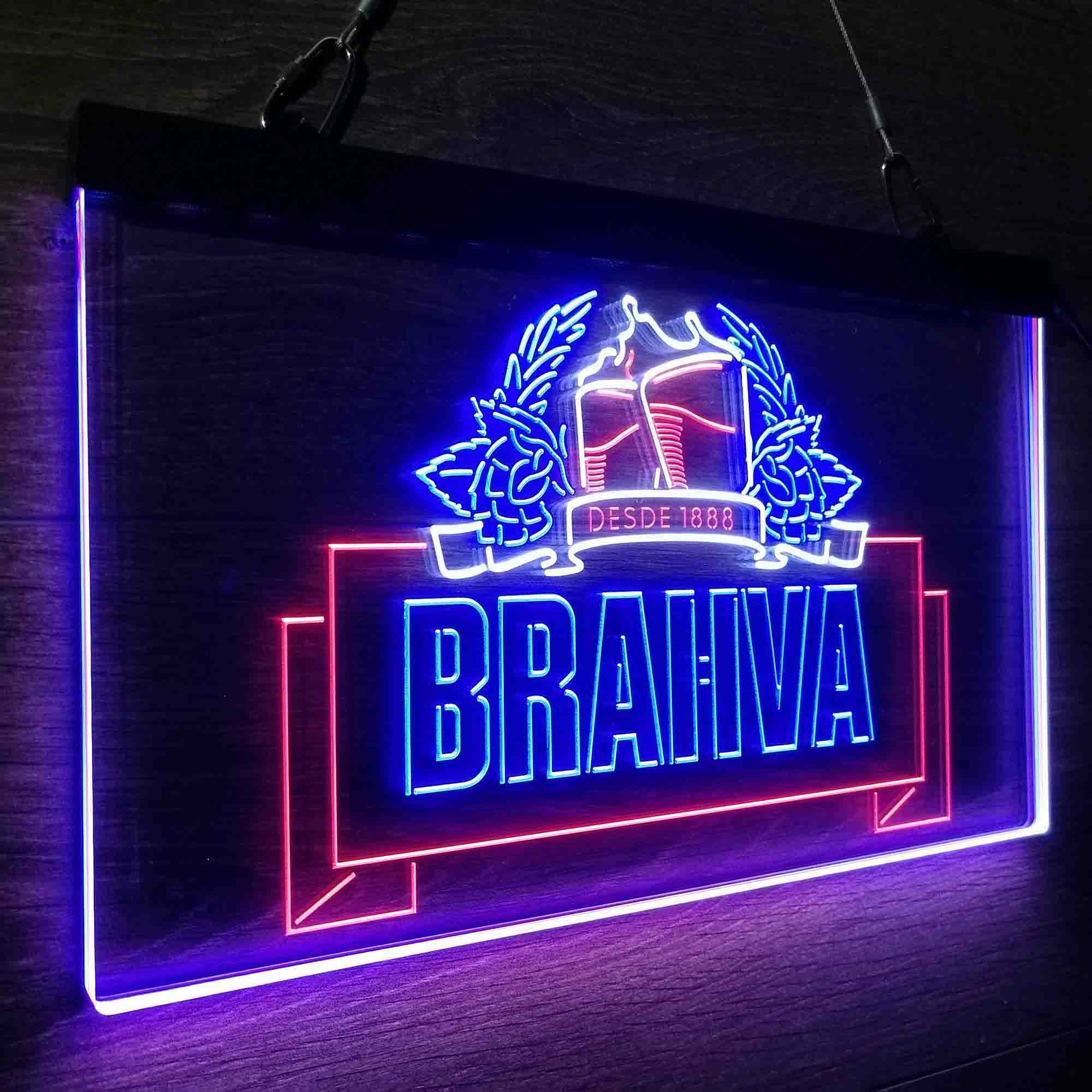 Brahma Beer Neon LED Sign 3 Colors