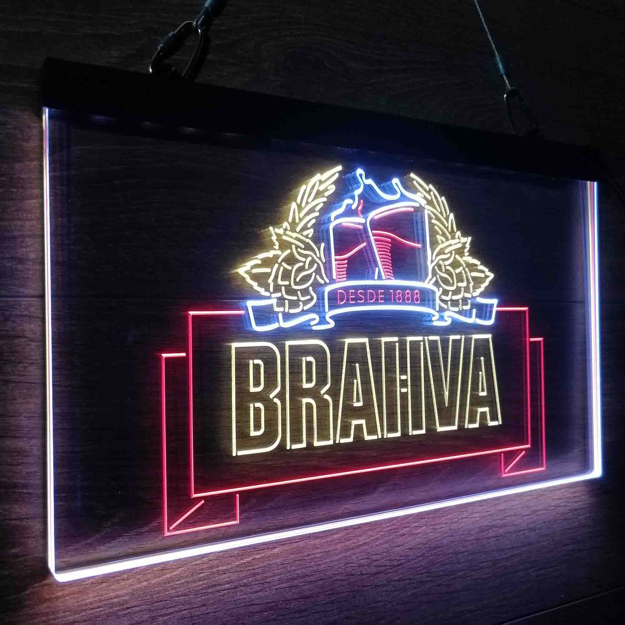 Brahma Beer Neon LED Sign 3 Colors