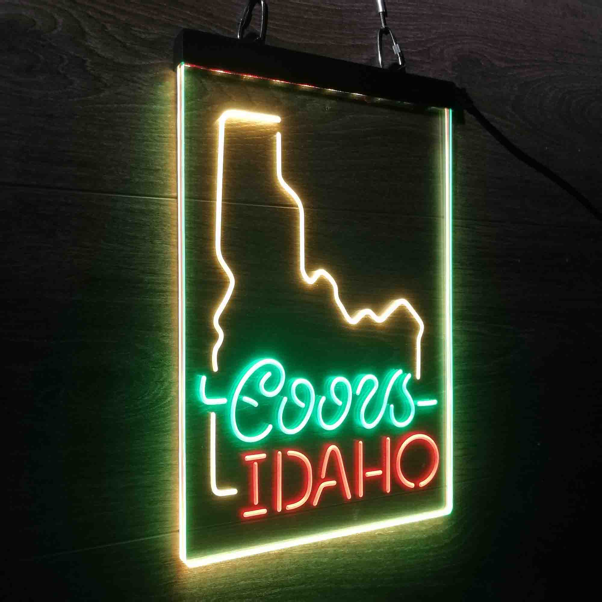 Coors Light Idaho Beer Neon LED Sign 3 Colors