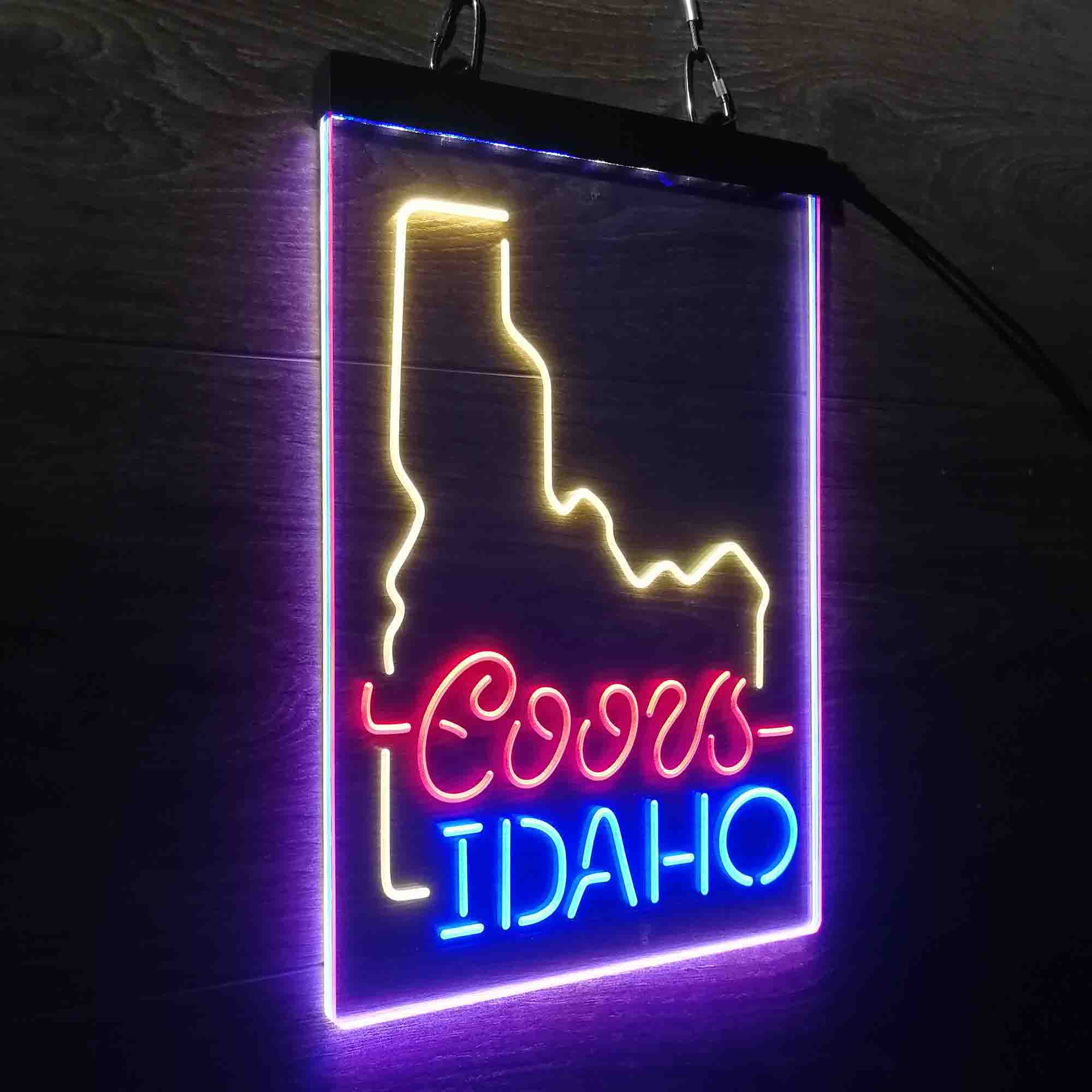 Coors Light Idaho Beer Neon LED Sign 3 Colors