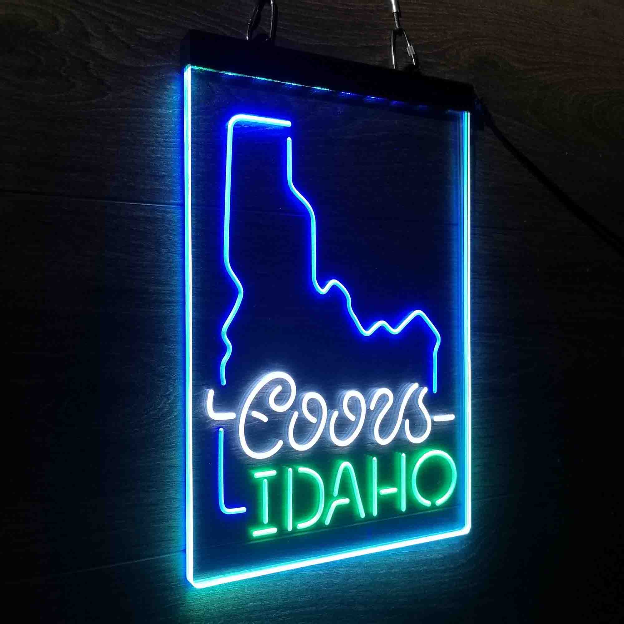 Coors Light Idaho Beer Neon LED Sign 3 Colors