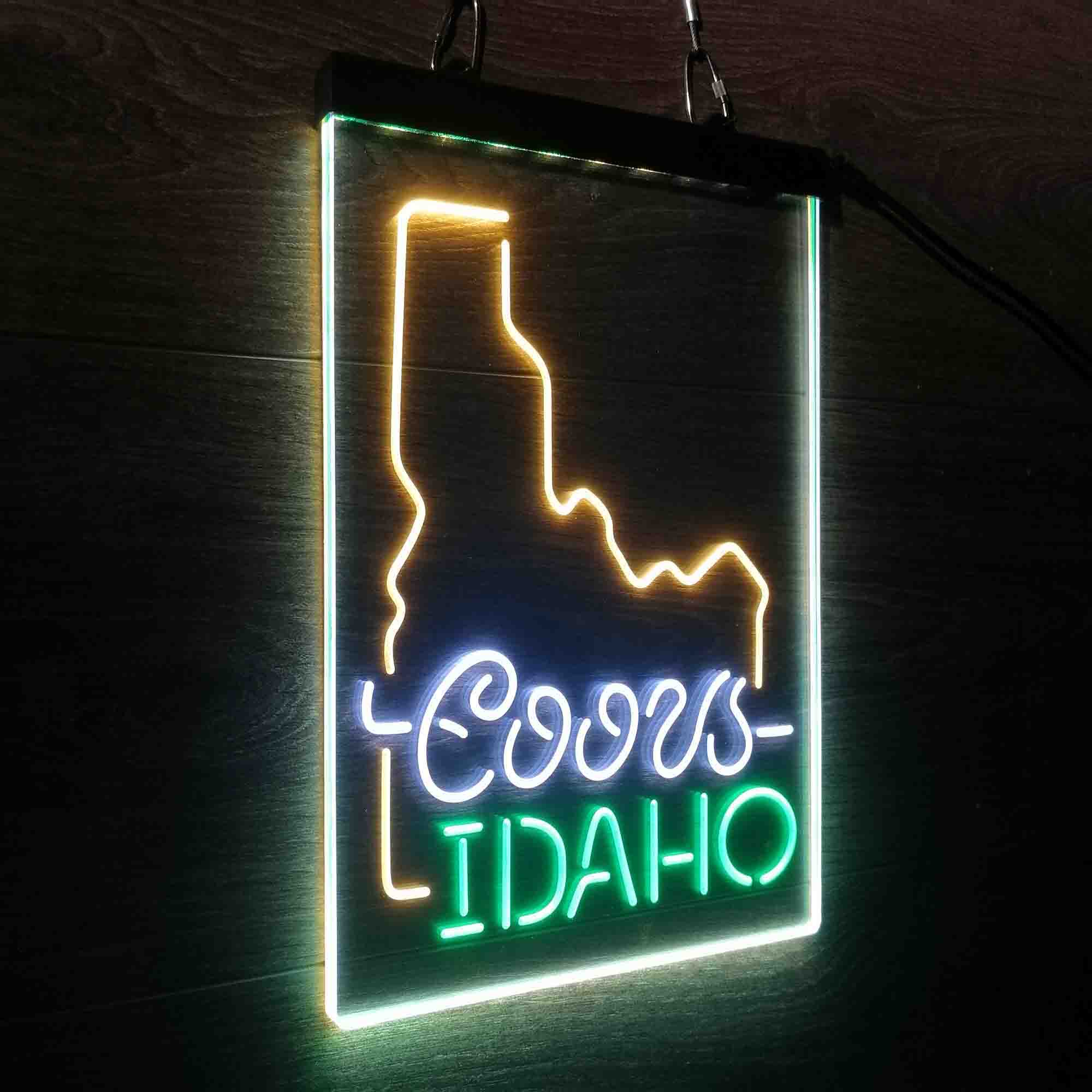 Coors Light Idaho Beer Neon LED Sign 3 Colors