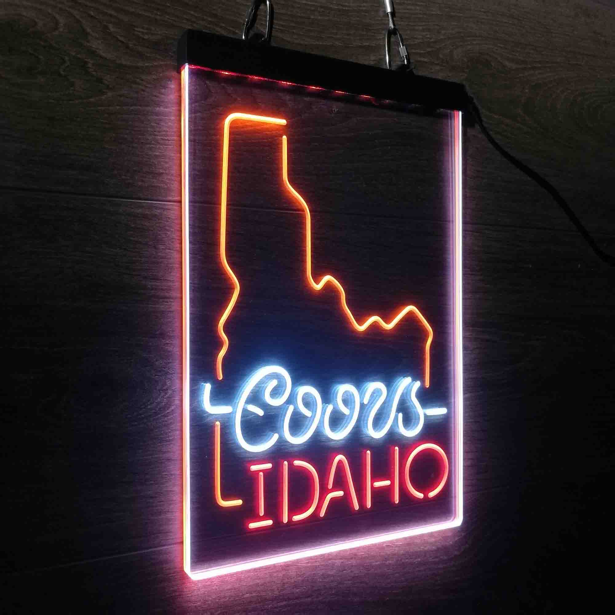 Coors Light Idaho Beer Neon LED Sign 3 Colors