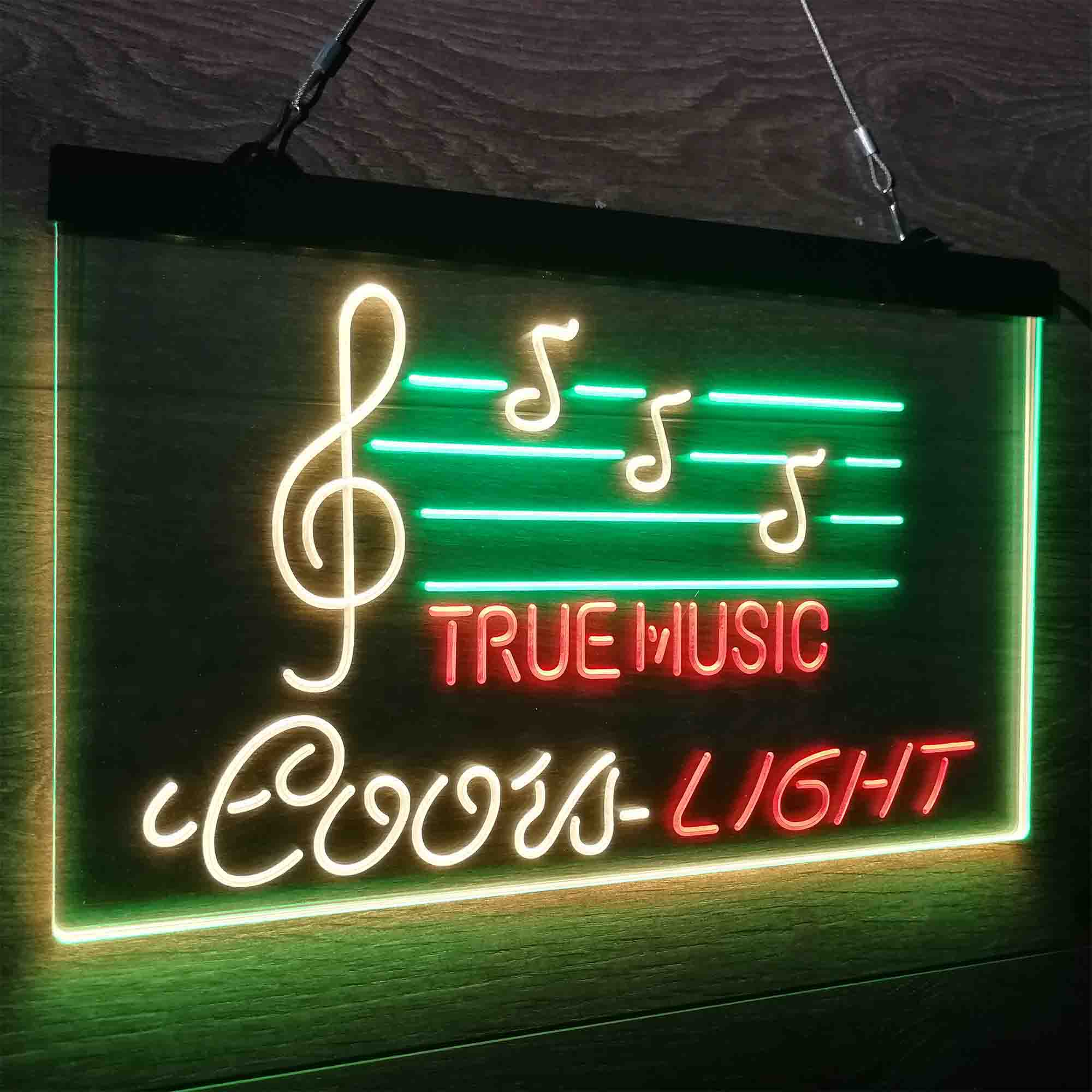 Coors Light True Music Bar Neon LED Sign 3 Colors