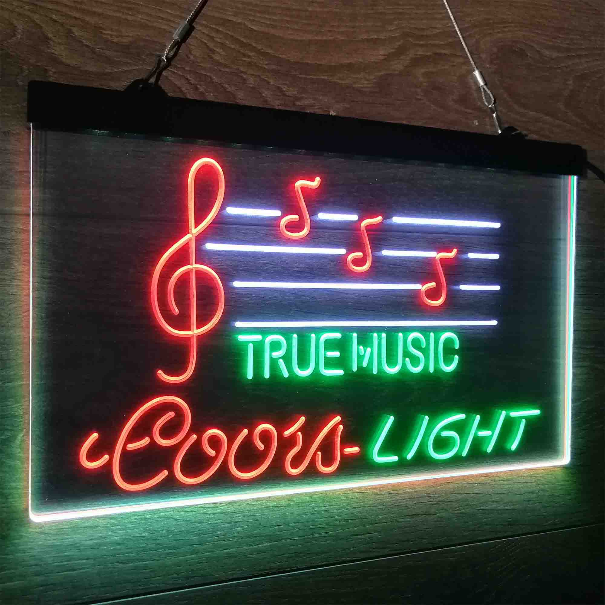 Coors Light True Music Bar Neon LED Sign 3 Colors