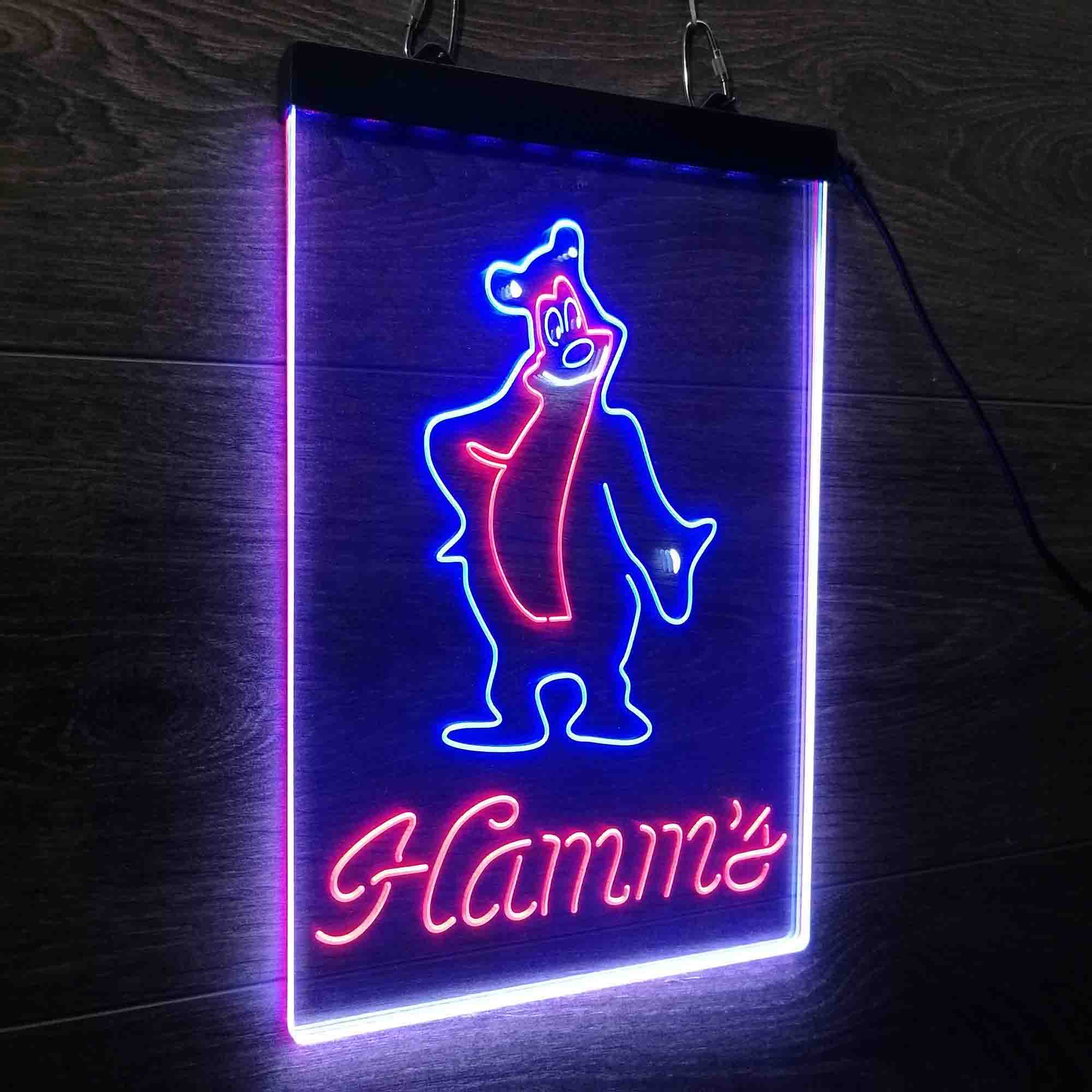 Hamm's Beer Bear Bar Neon LED Sign 3 Colors