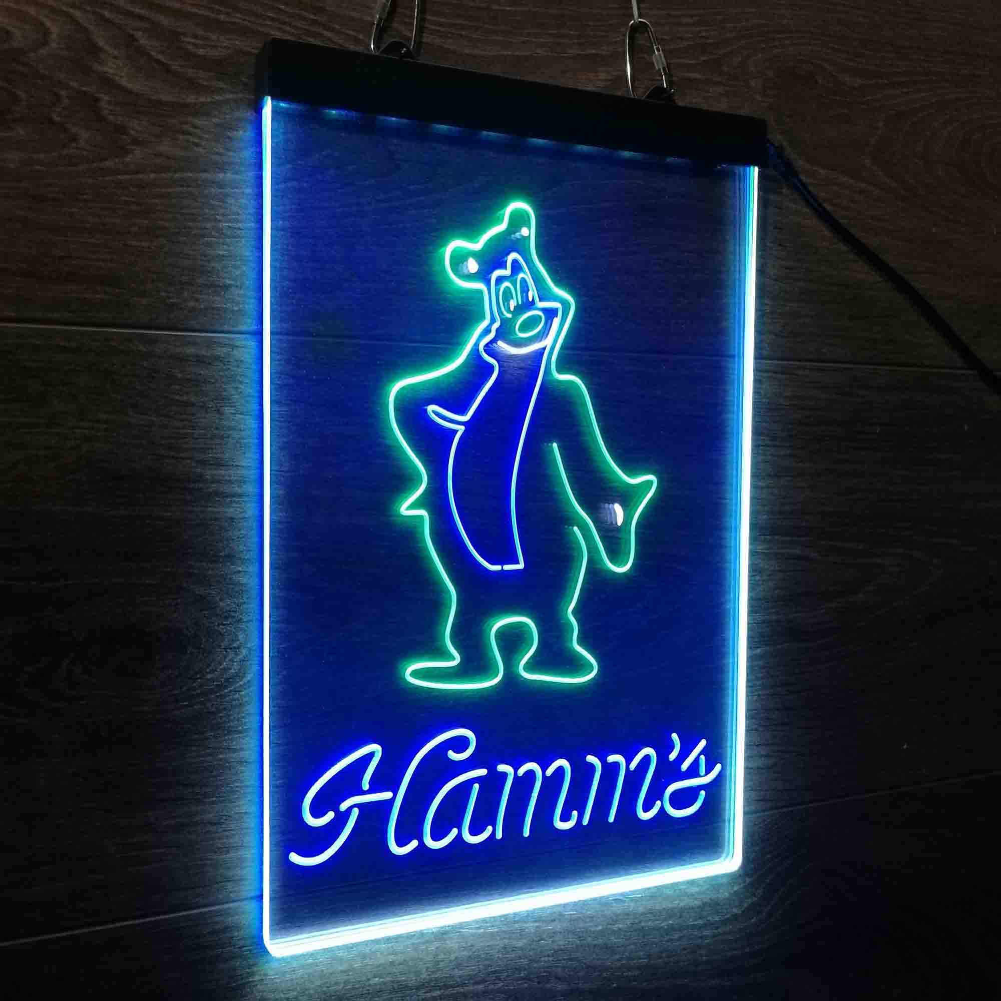 Hamm's Beer Bear Bar Neon LED Sign 3 Colors