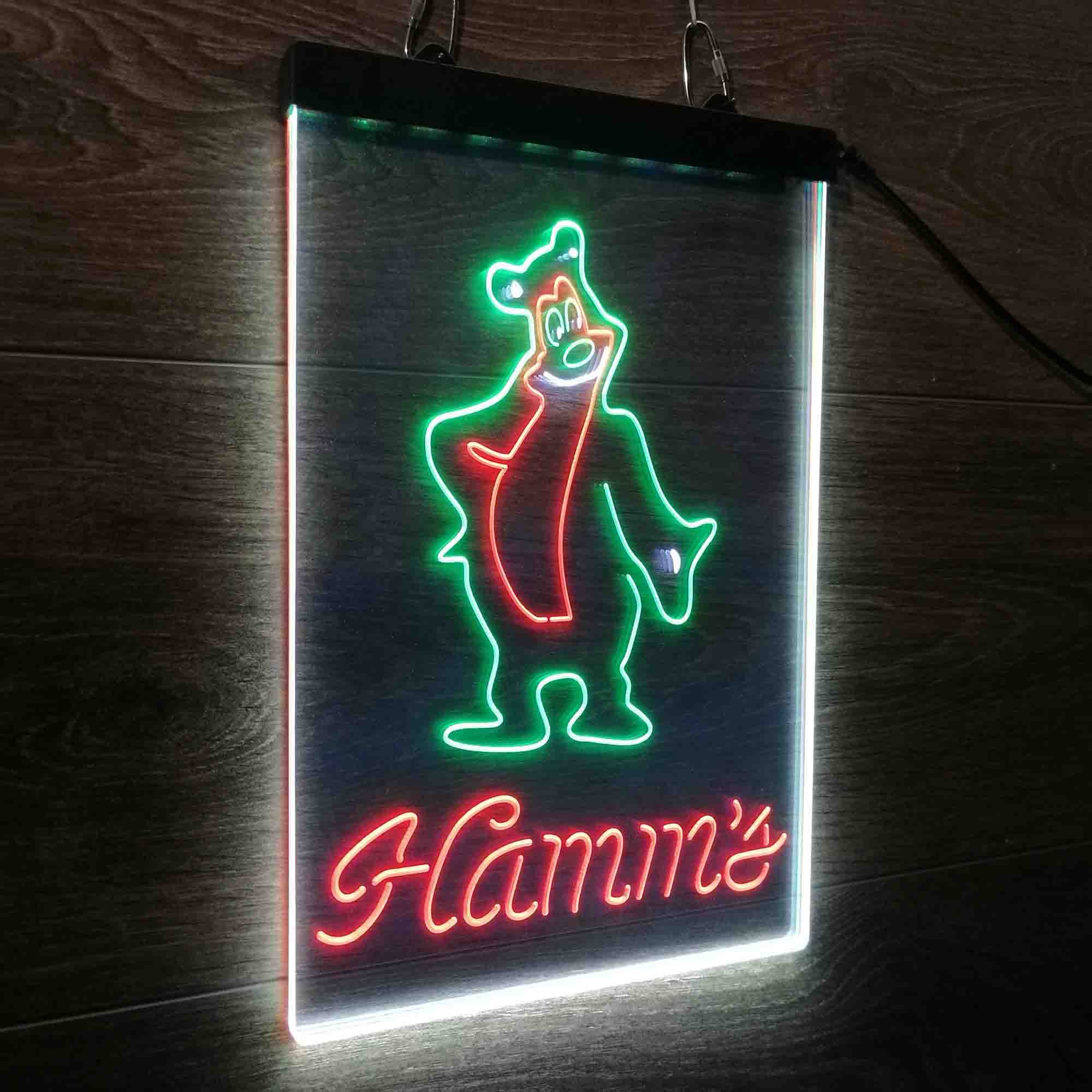 Hamm's Beer Bear Bar Neon LED Sign 3 Colors