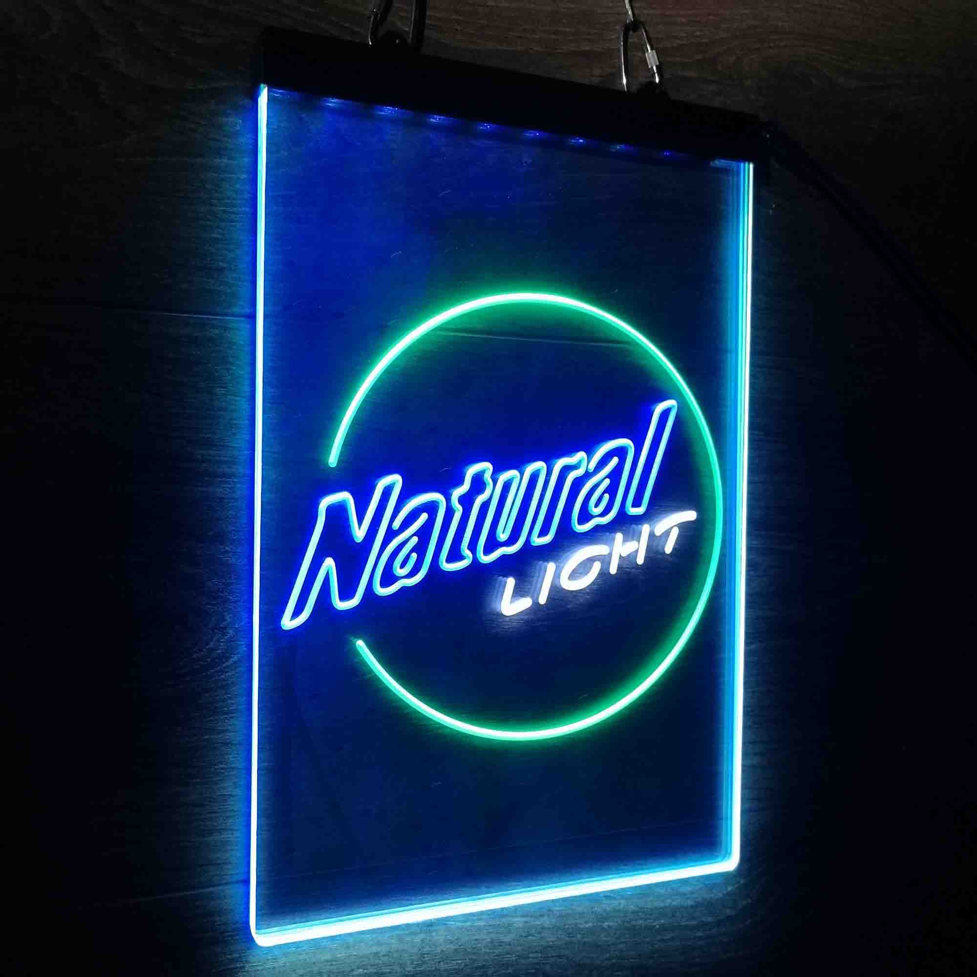 Natural Light Circle Bar Neon LED Sign 3 Colors