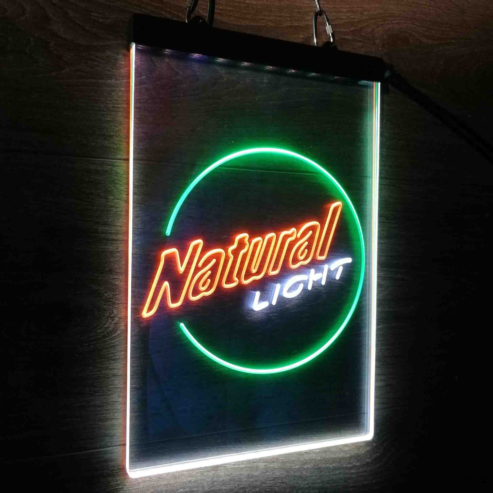 Natural Light Circle Bar Neon LED Sign 3 Colors