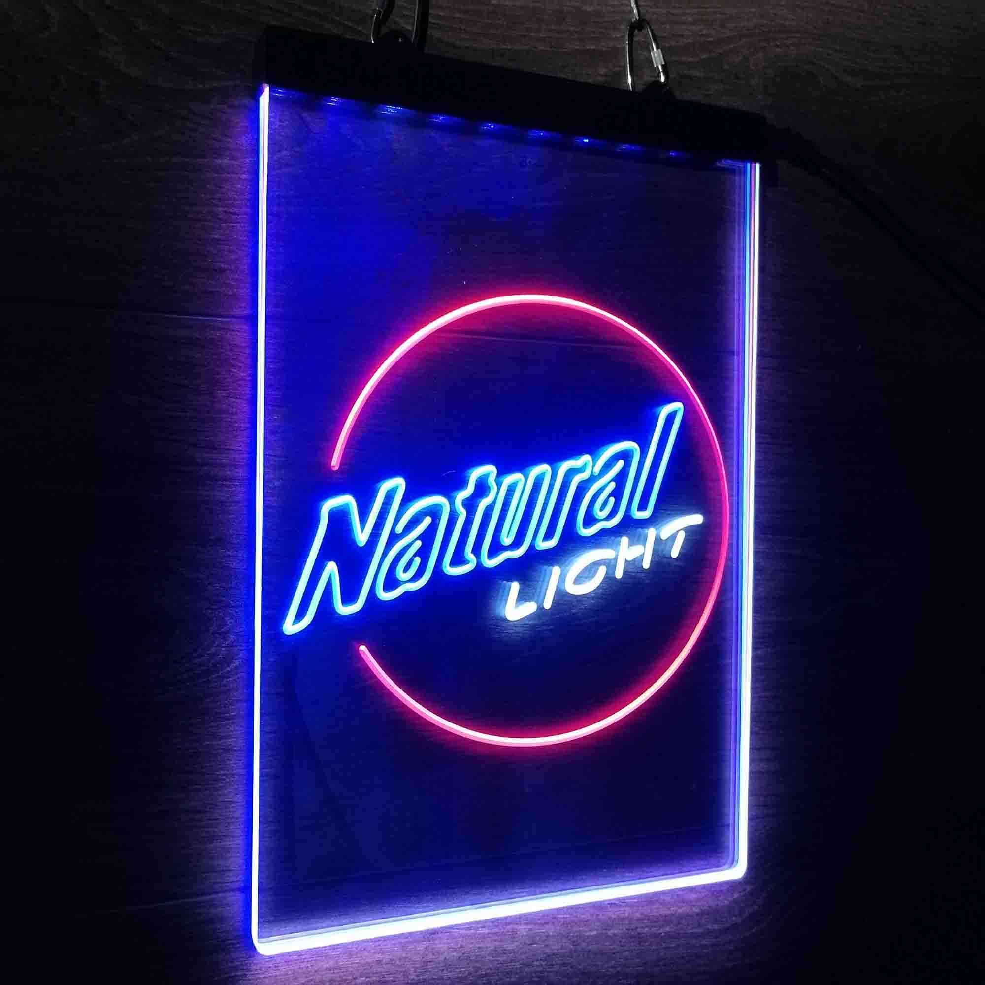 Natural Light Circle Bar Neon LED Sign 3 Colors