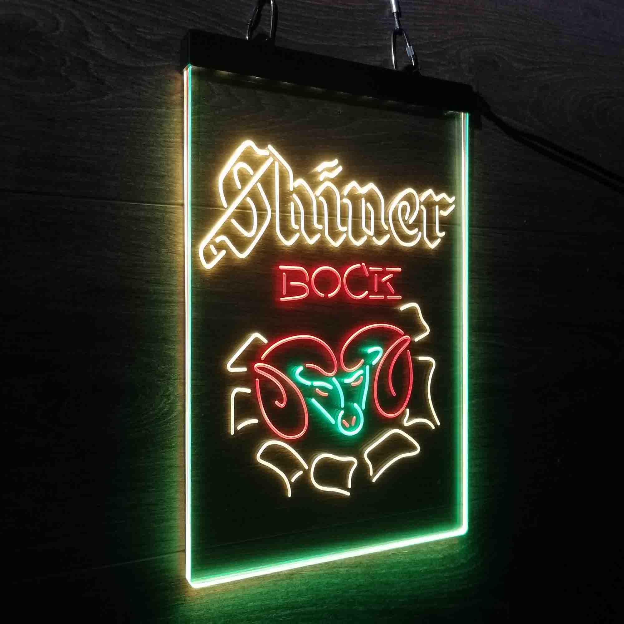 Shiner Bock Ram Beer Neon LED Sign 3 Colors