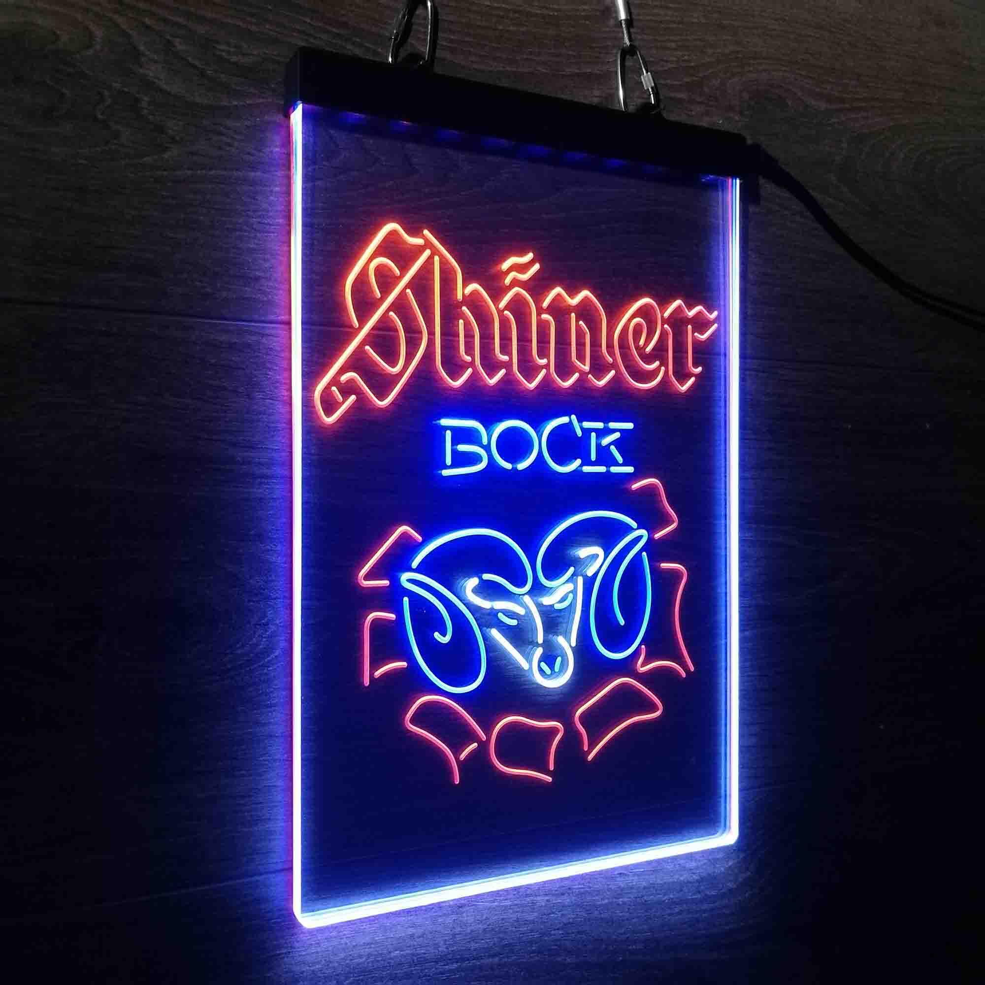 Shiner Bock Ram Beer Neon LED Sign 3 Colors