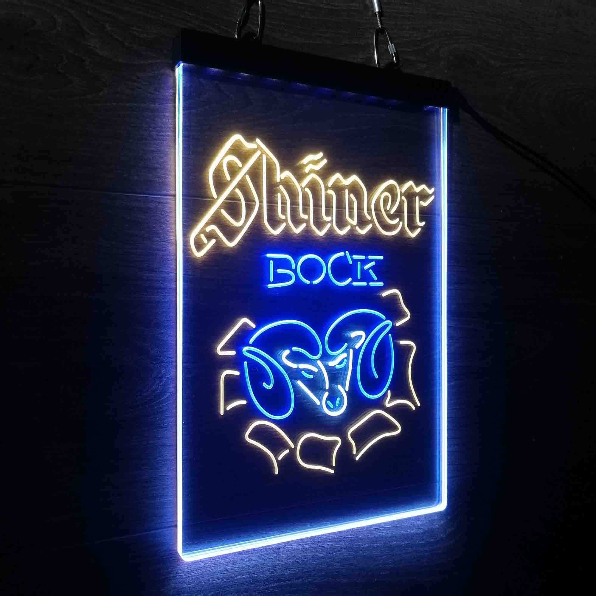 Shiner Bock Ram Beer Neon LED Sign 3 Colors