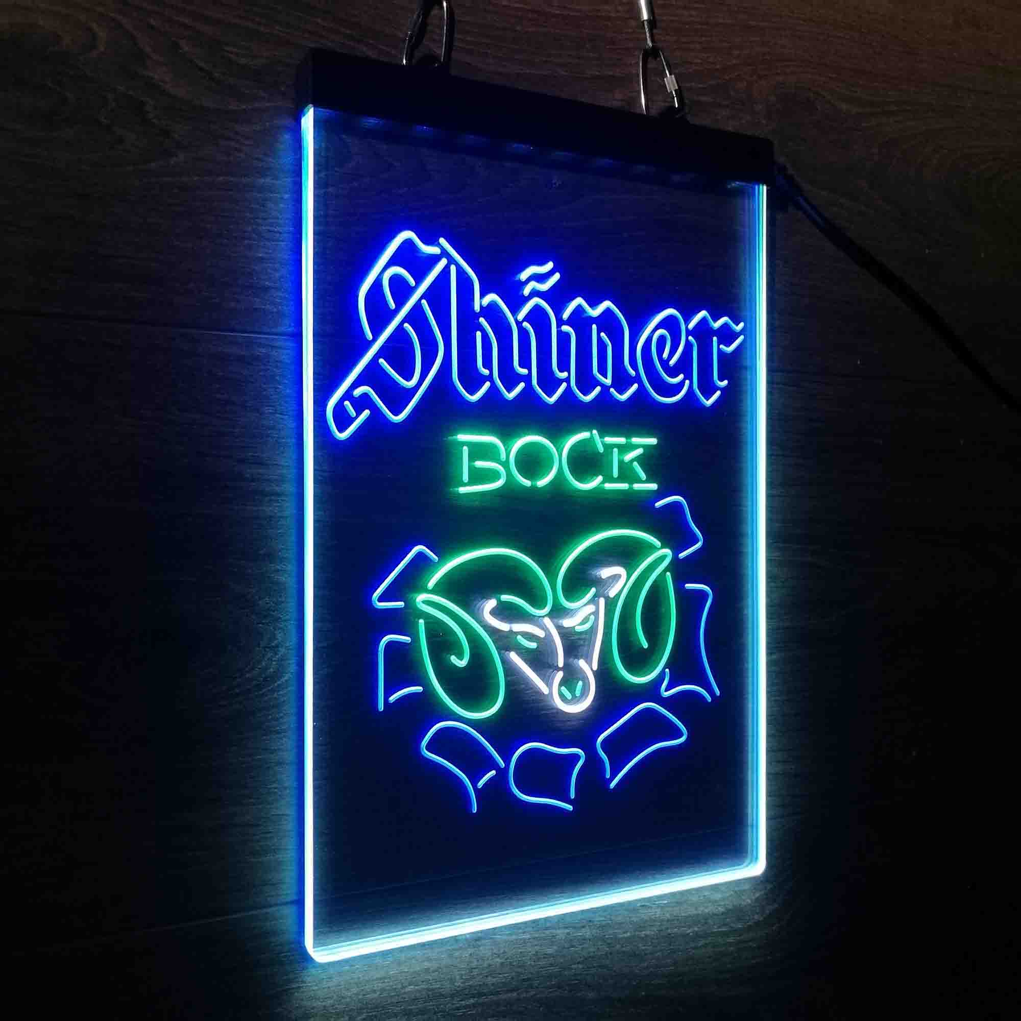 Shiner Bock Ram Beer Neon LED Sign 3 Colors