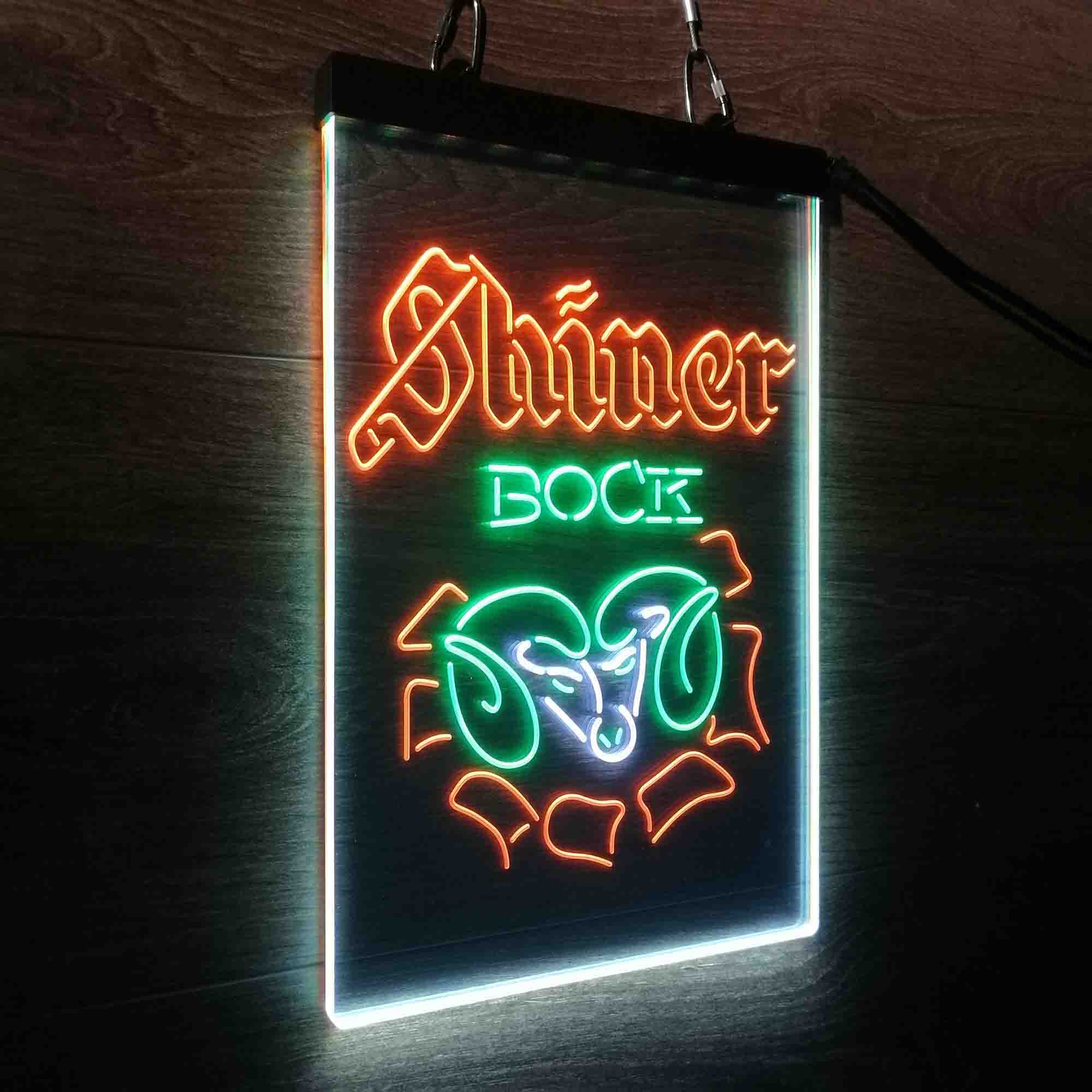 Shiner Bock Ram Beer Neon LED Sign 3 Colors