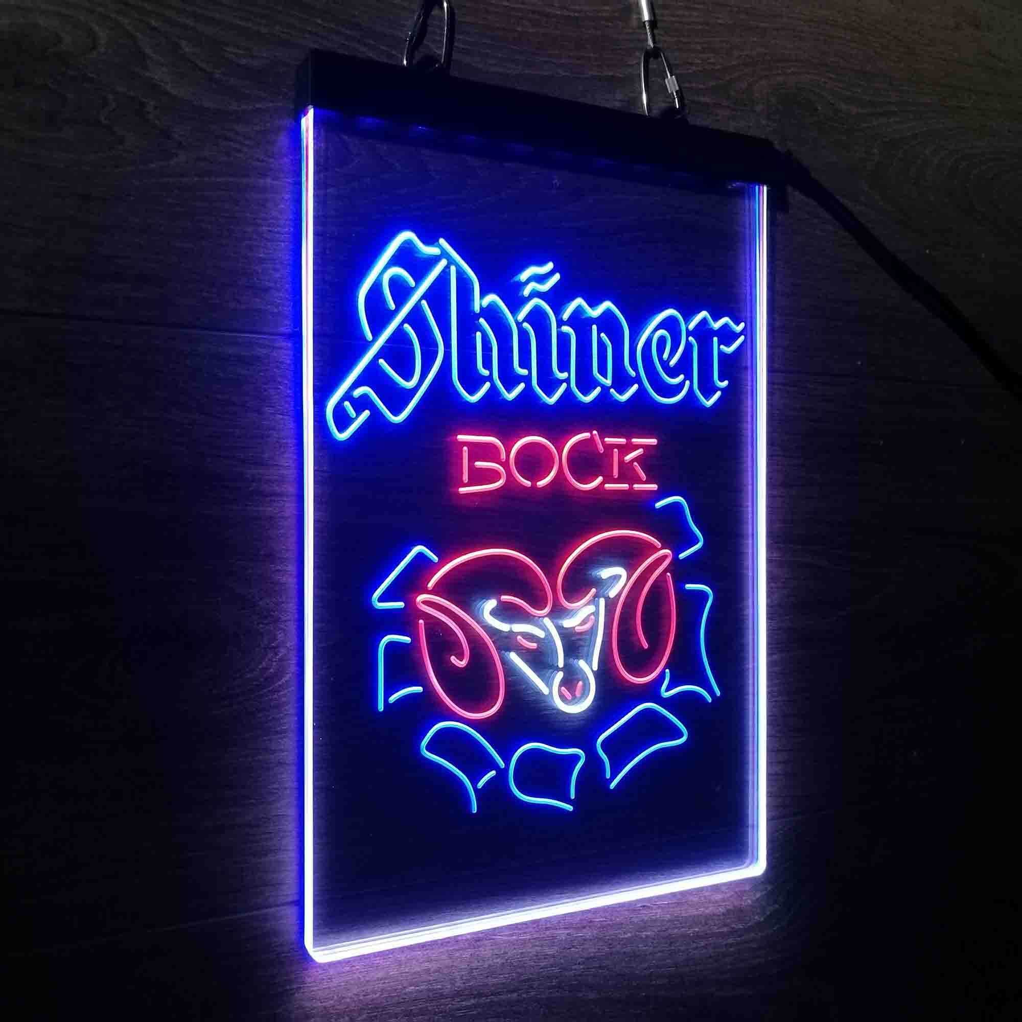 Shiner Bock Ram Beer Neon LED Sign 3 Colors