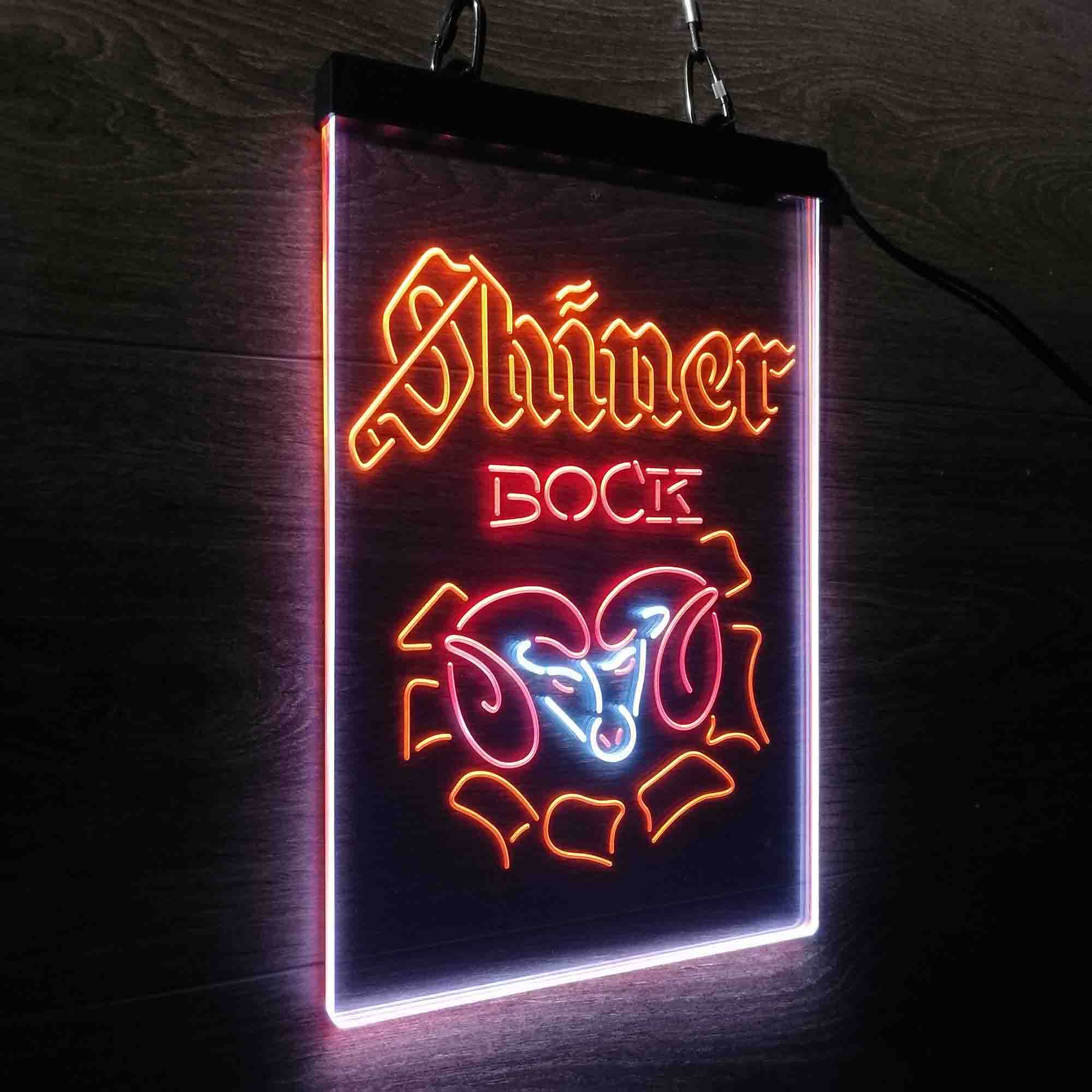 Shiner Bock Ram Beer Neon LED Sign 3 Colors