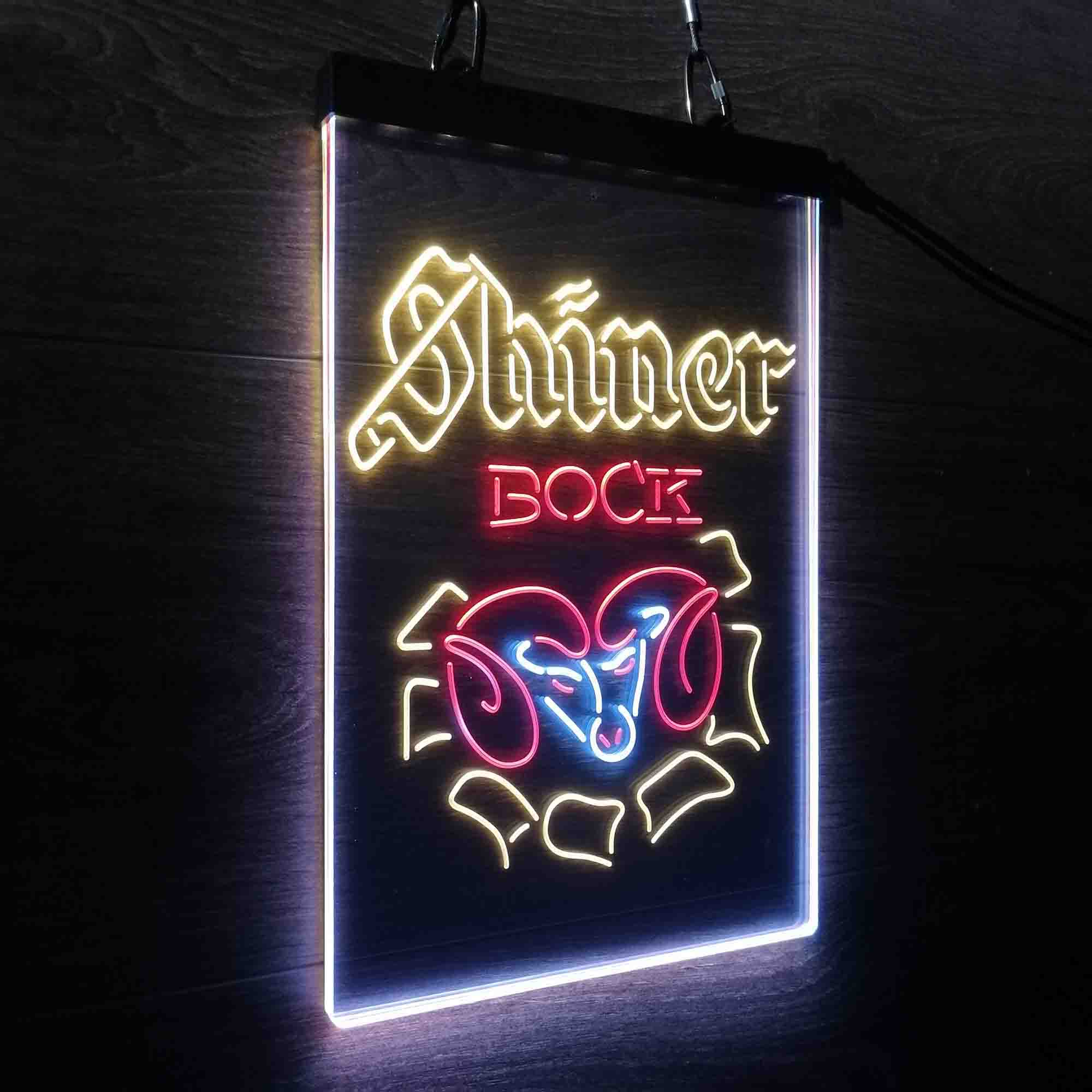 Shiner Bock Ram Beer Neon LED Sign 3 Colors