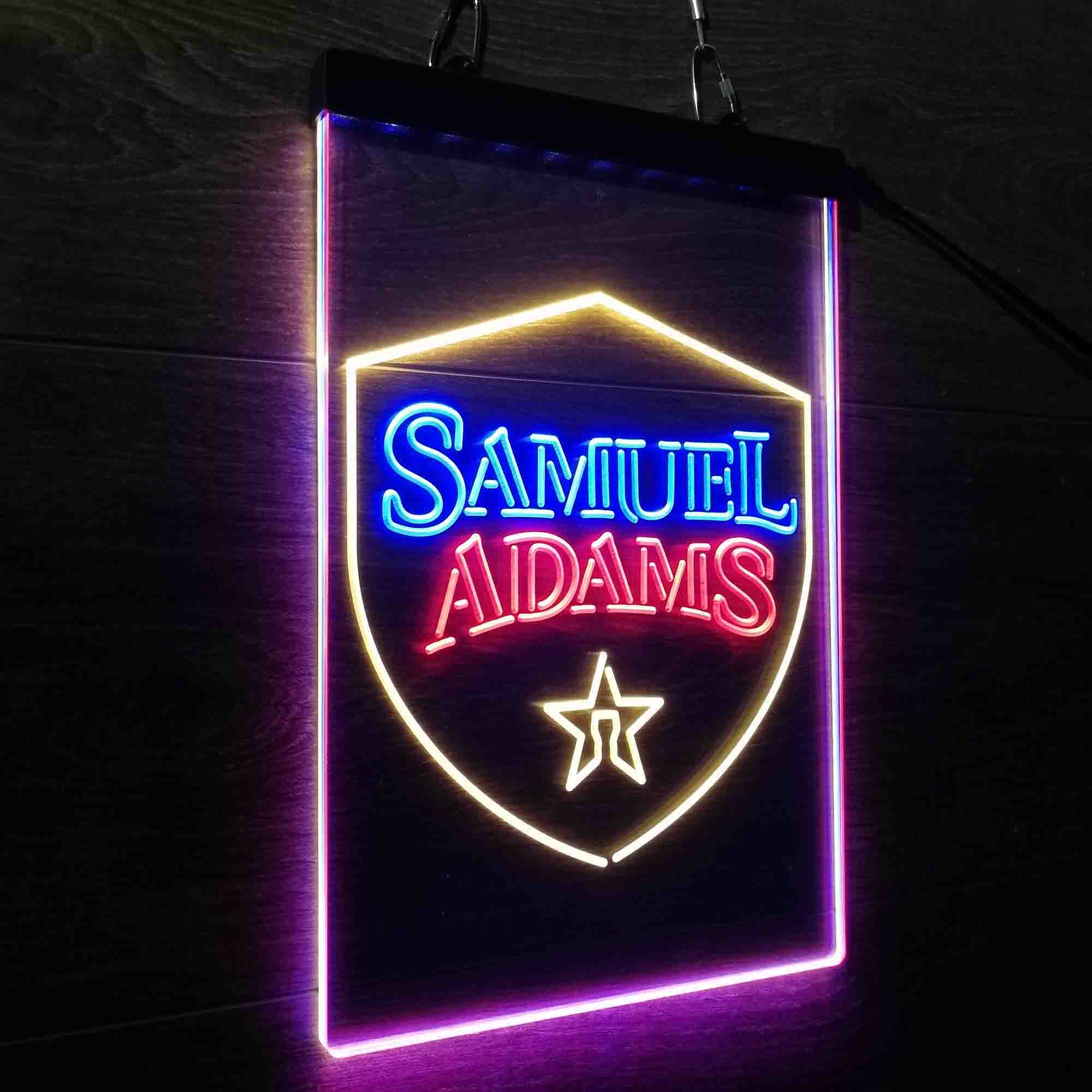 Samuel Adam Badge Neon LED Sign 3 Colors