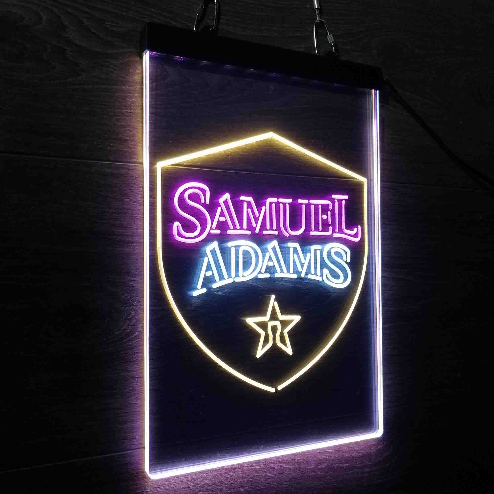 Samuel Adam Badge Neon LED Sign 3 Colors