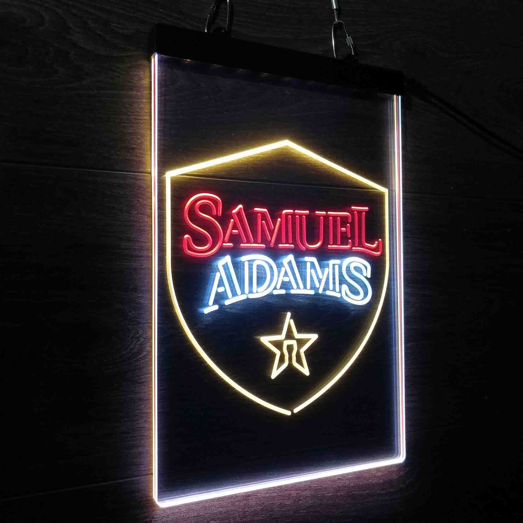 Samuel Adam Badge Neon LED Sign 3 Colors