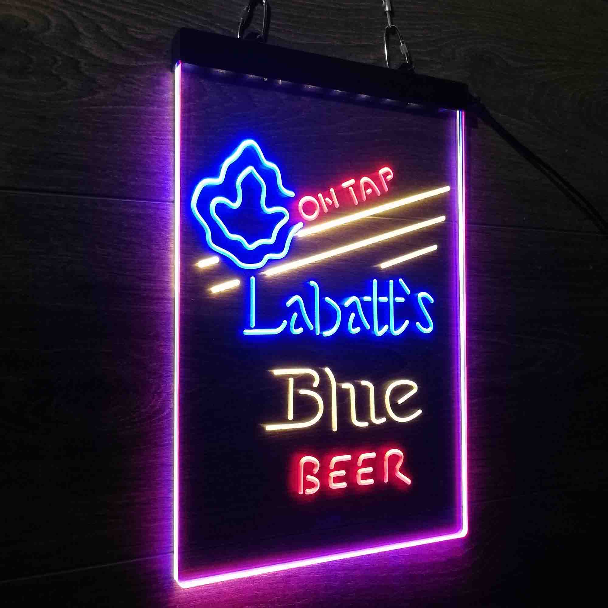 Labatt Blue Beer On Tap Neon LED Sign For Sale | LEDLABCAVE