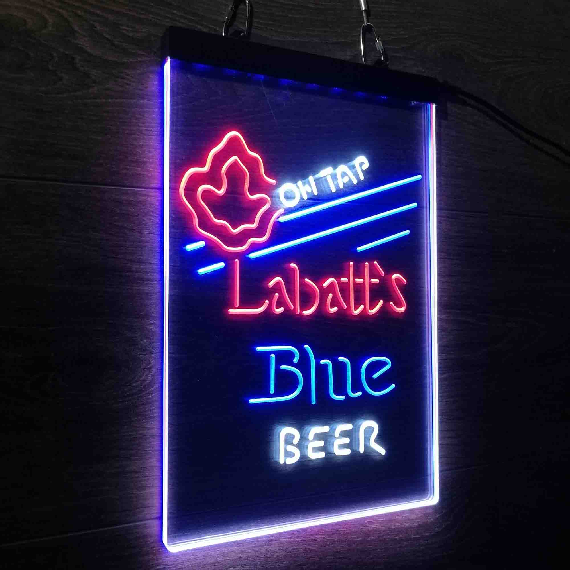 Labatt Blue Beer On Tap Neon LED Sign For Sale | LEDLABCAVE