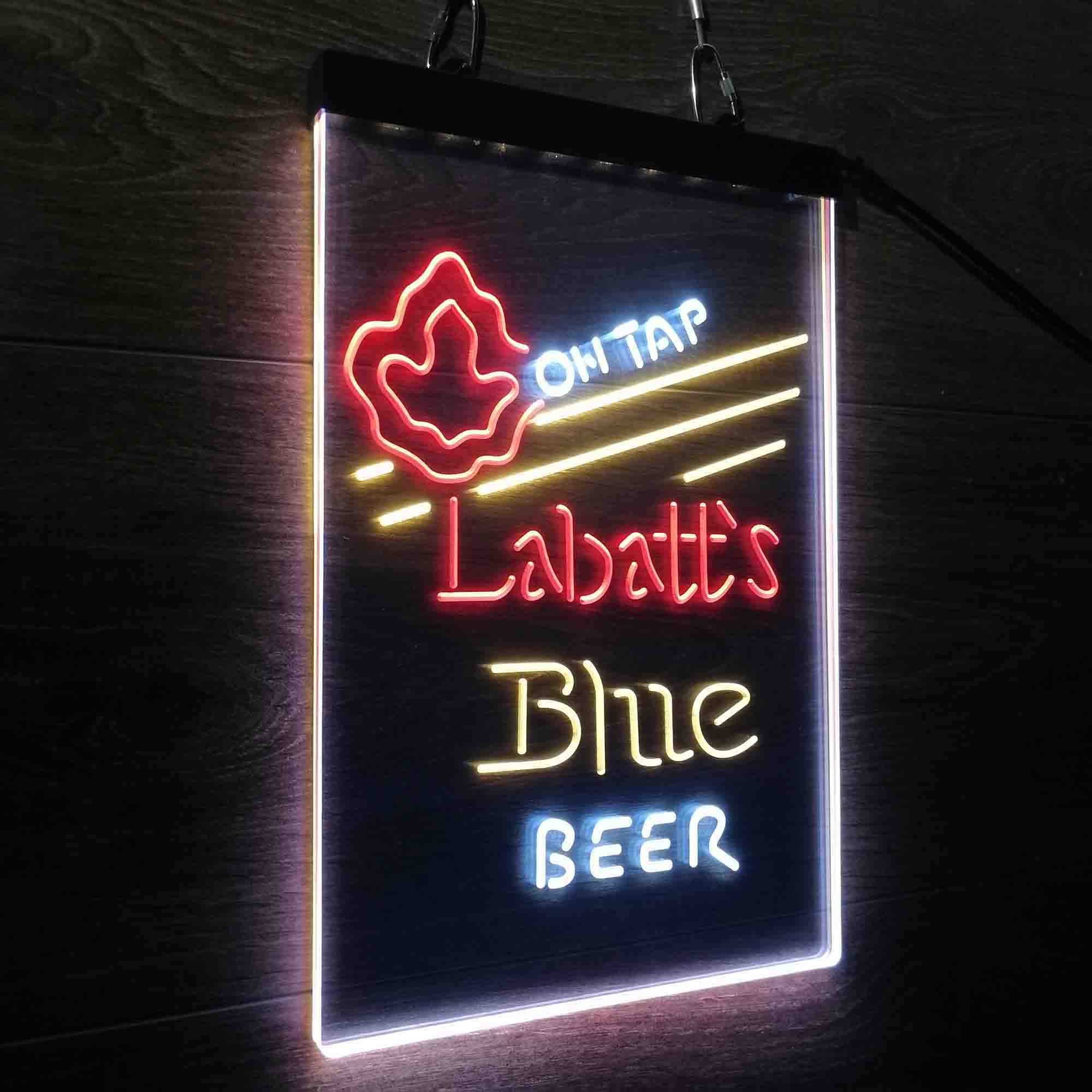 Labatt Blue Beer On Tap Neon LED Sign For Sale | LEDLABCAVE