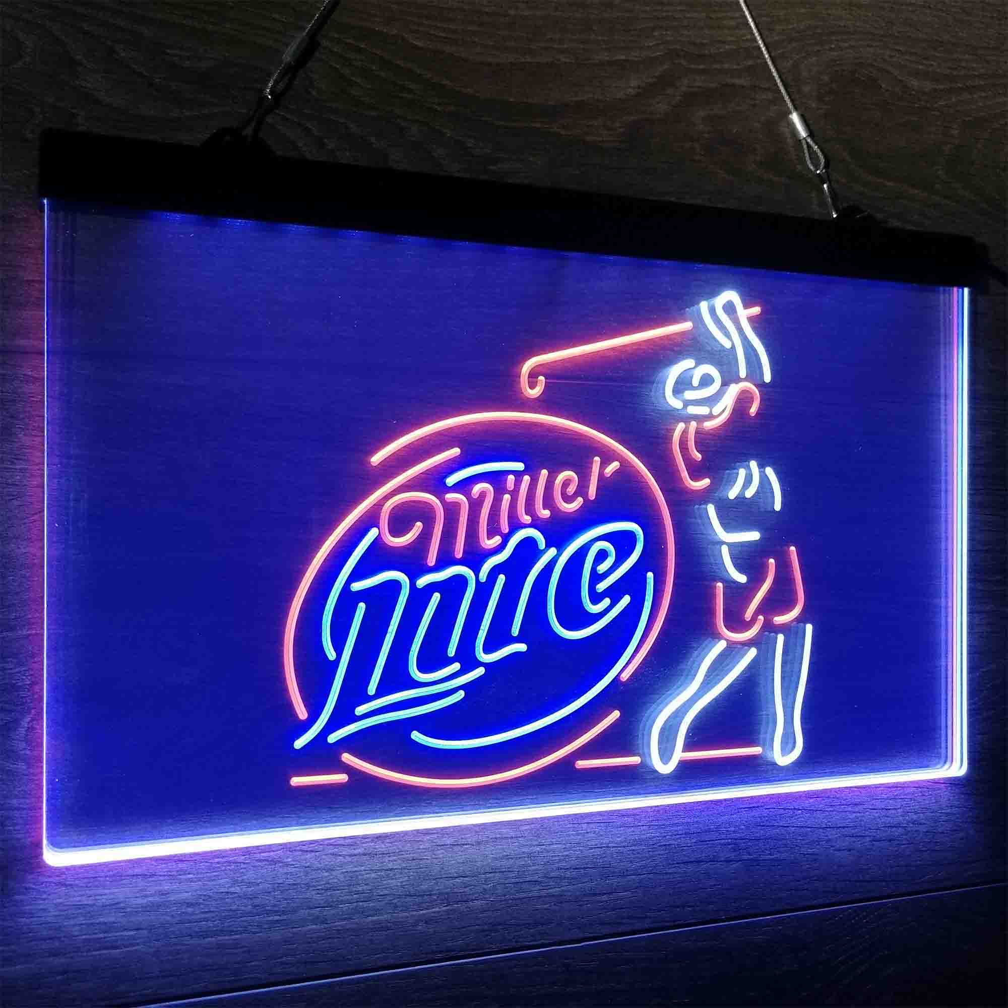 Miller Golf Neon LED Sign 3 Colors