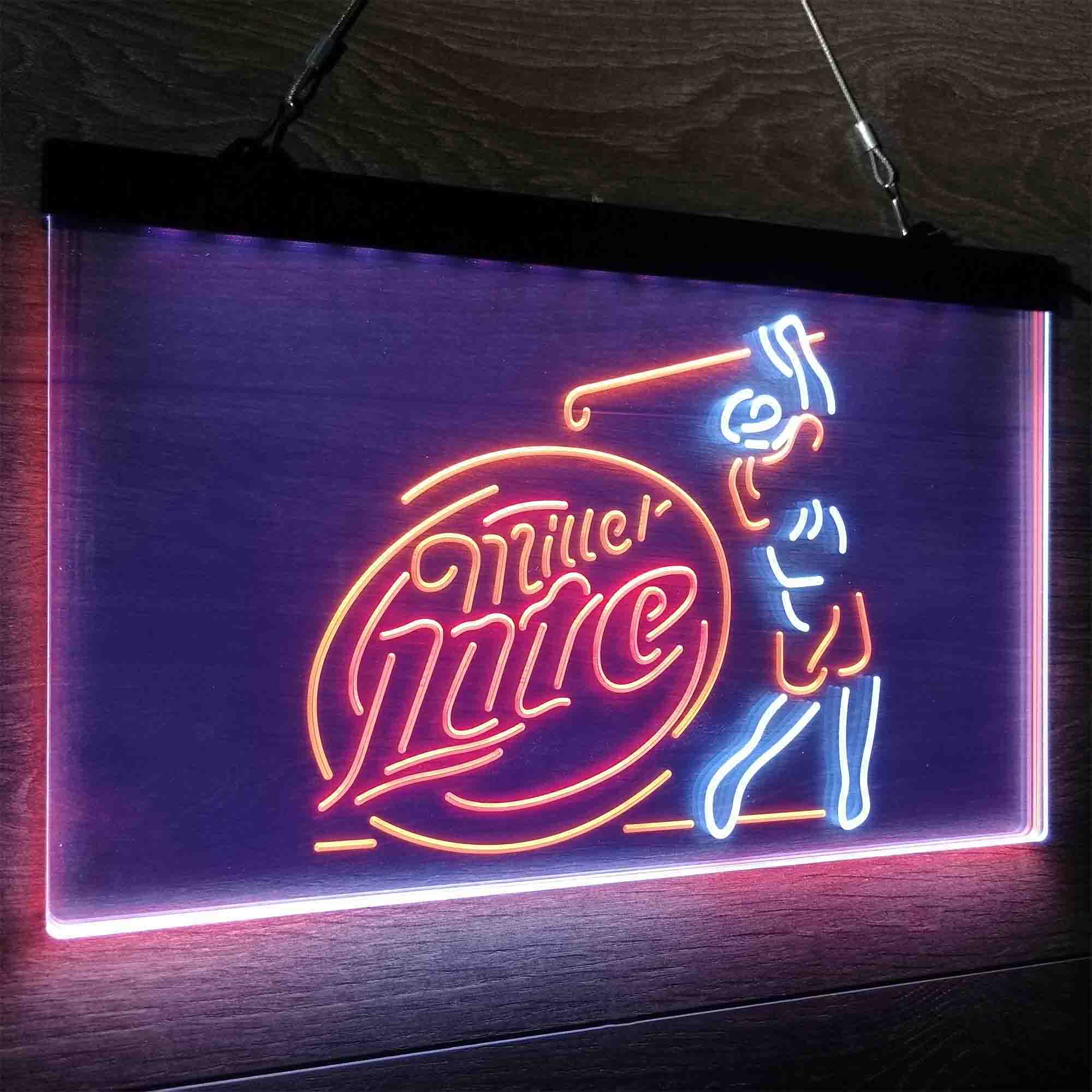 Miller Golf Neon LED Sign 3 Colors