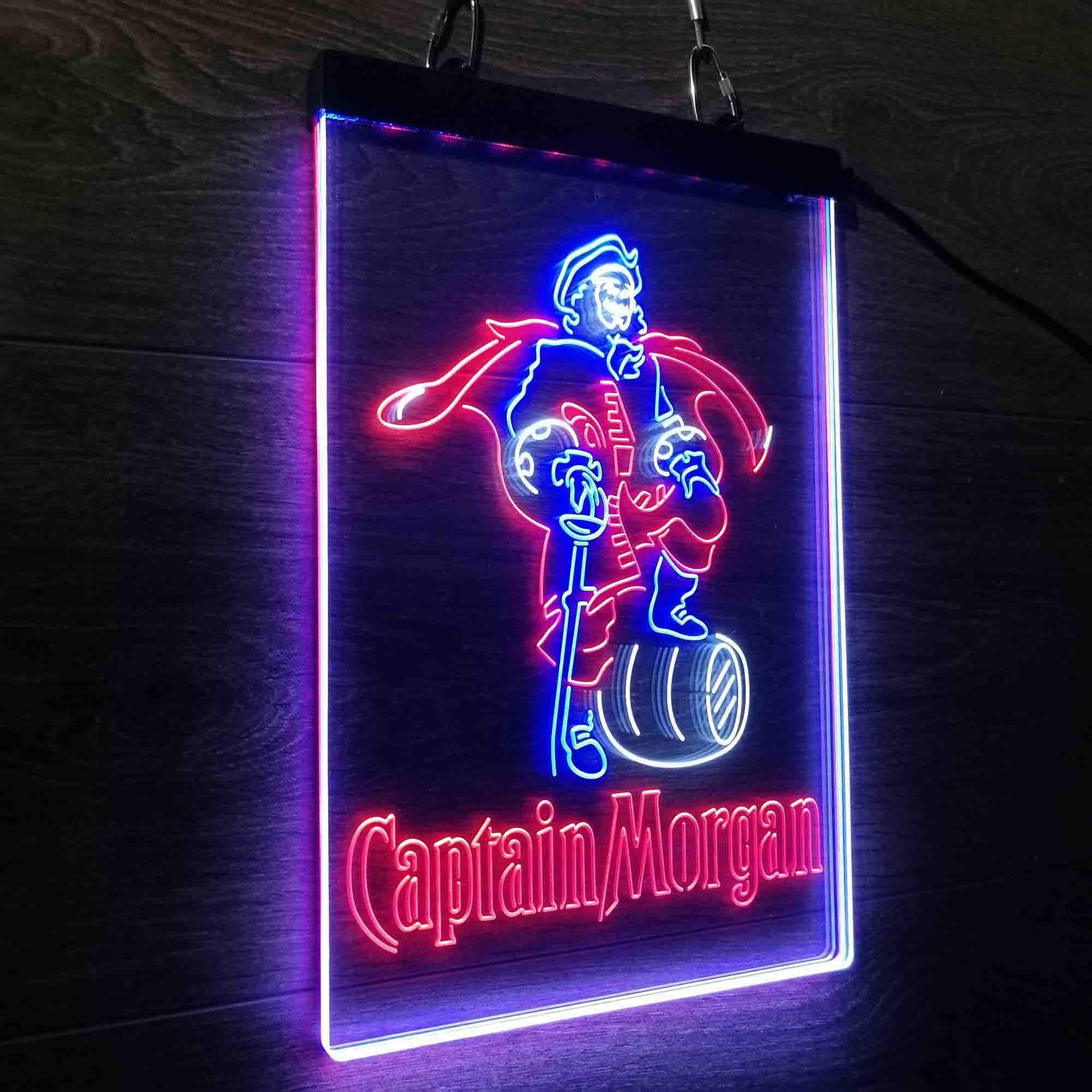 Captain Morgan Rum Neon LED Sign 3 Colors