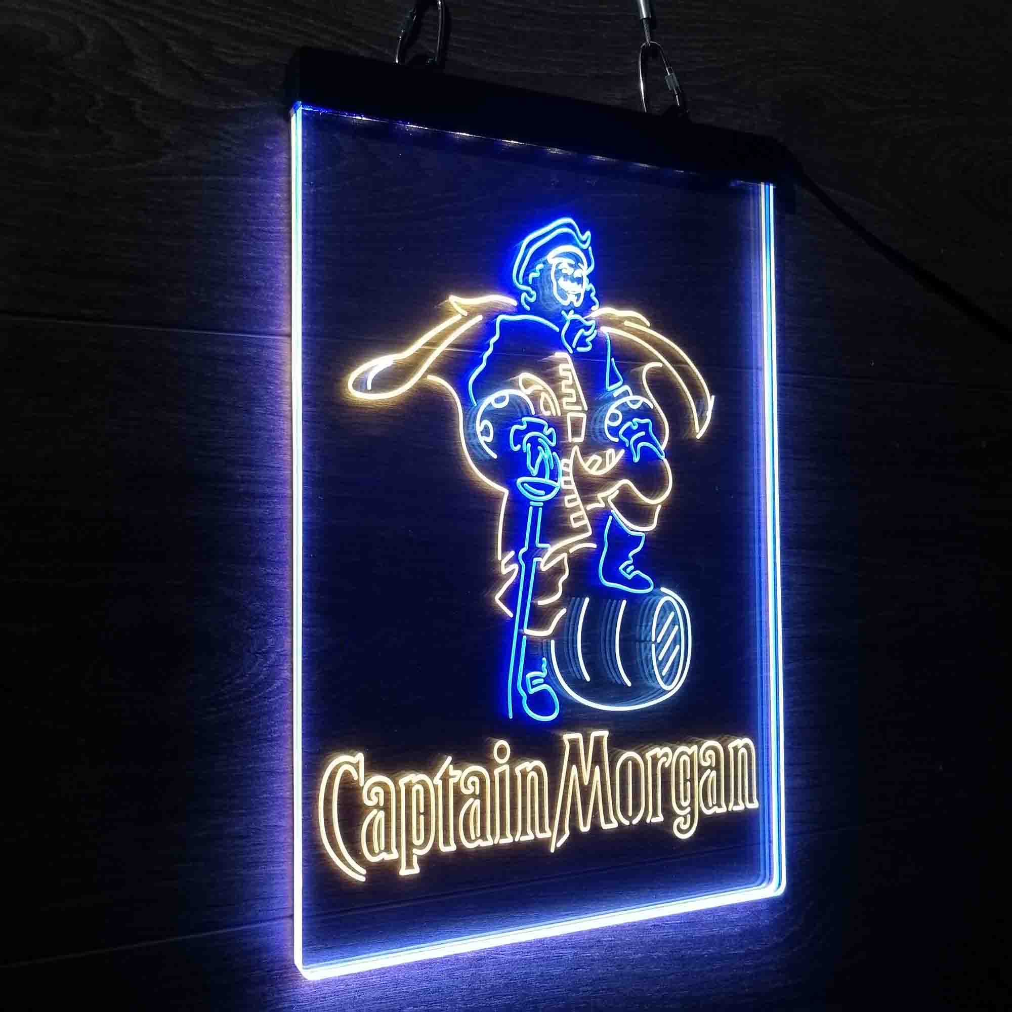 Captain Morgan Rum Neon LED Sign 3 Colors