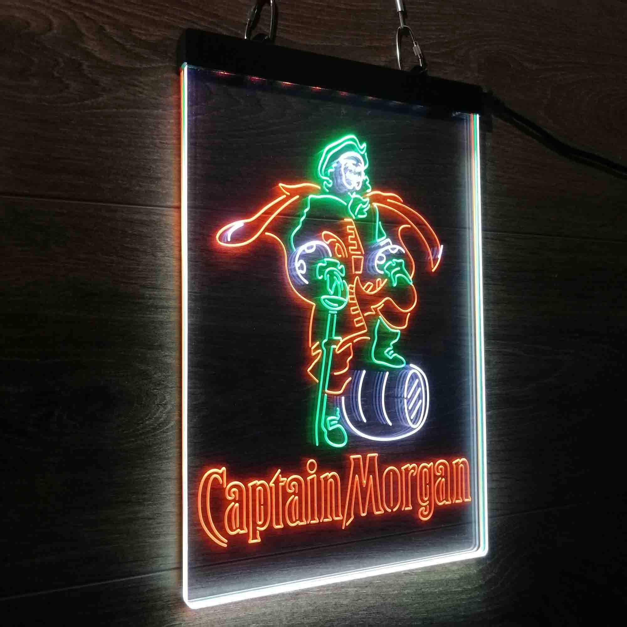 Captain Morgan Rum Neon LED Sign 3 Colors