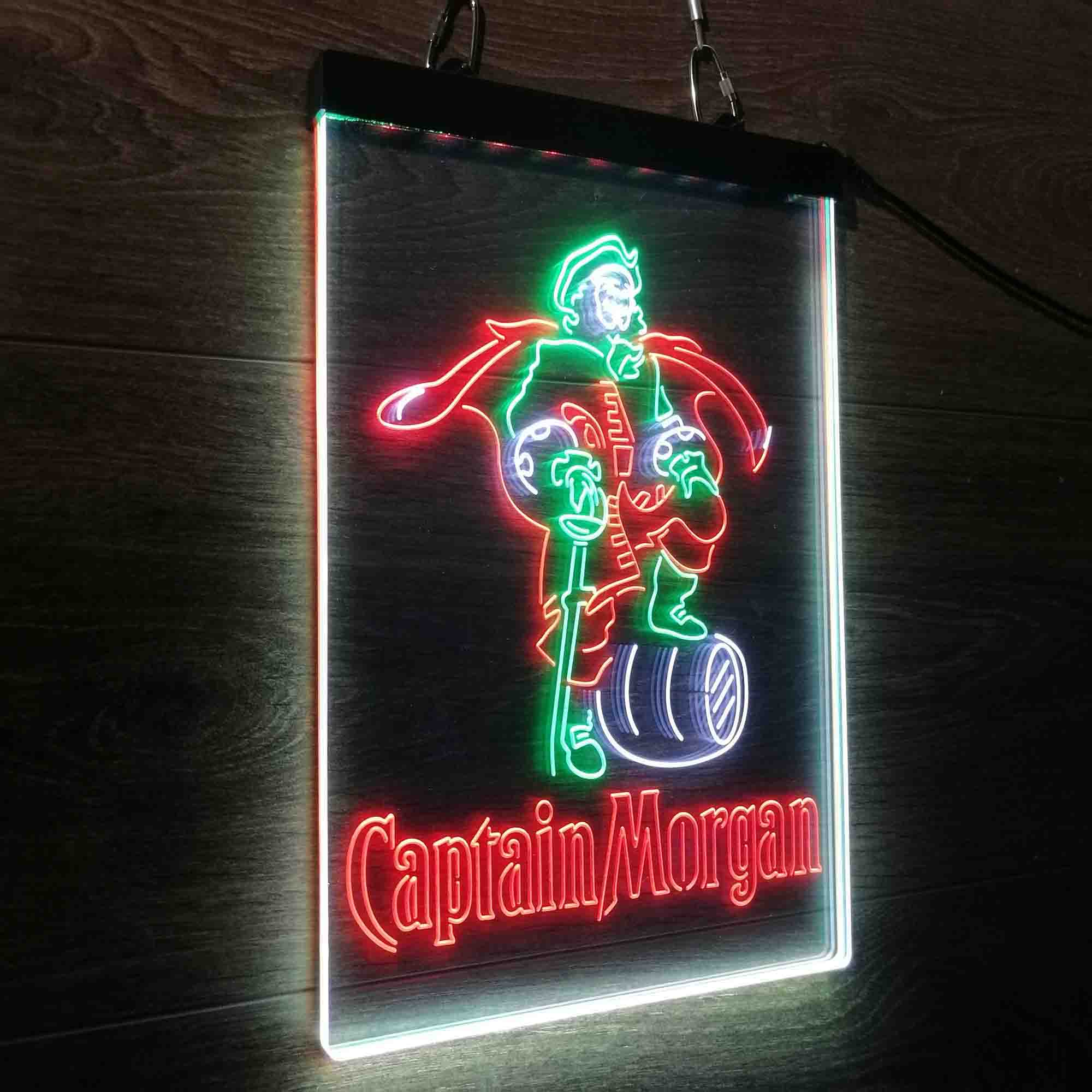 Captain Morgan Rum Neon LED Sign 3 Colors