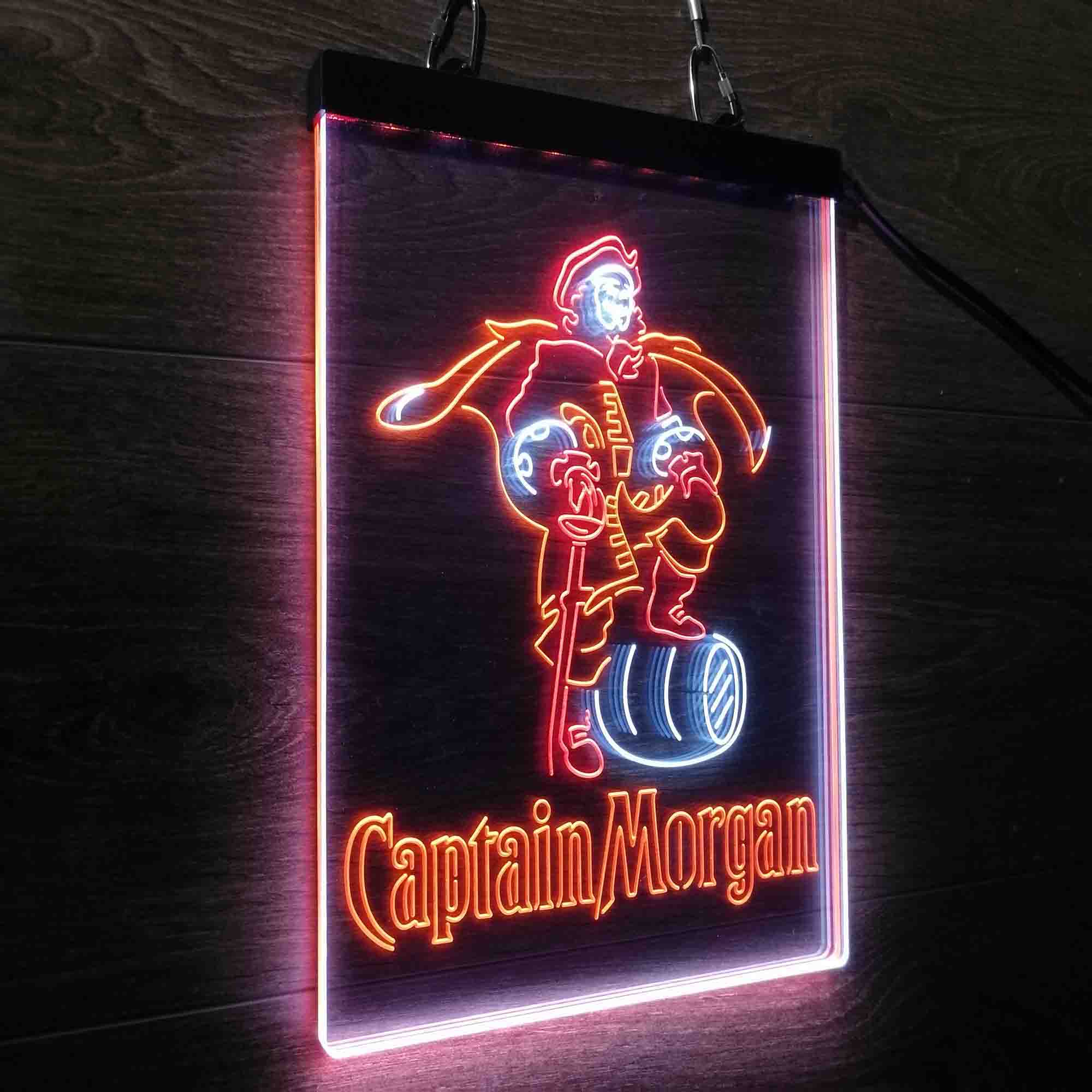 Captain Morgan Rum Neon LED Sign 3 Colors