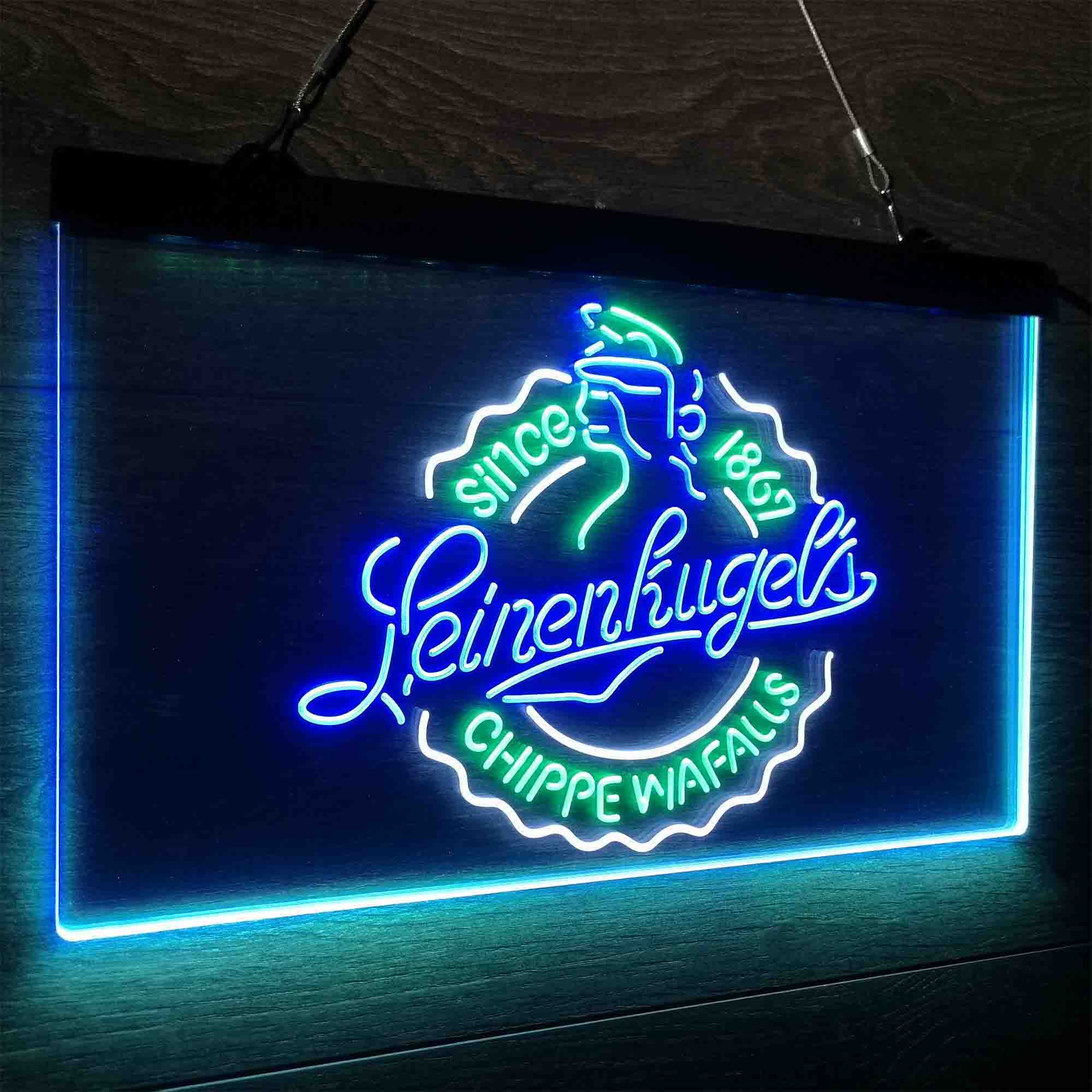 Leinenkugel Brewery Chippewa Falls Since 1867 Neon LED Sign 3 Colors