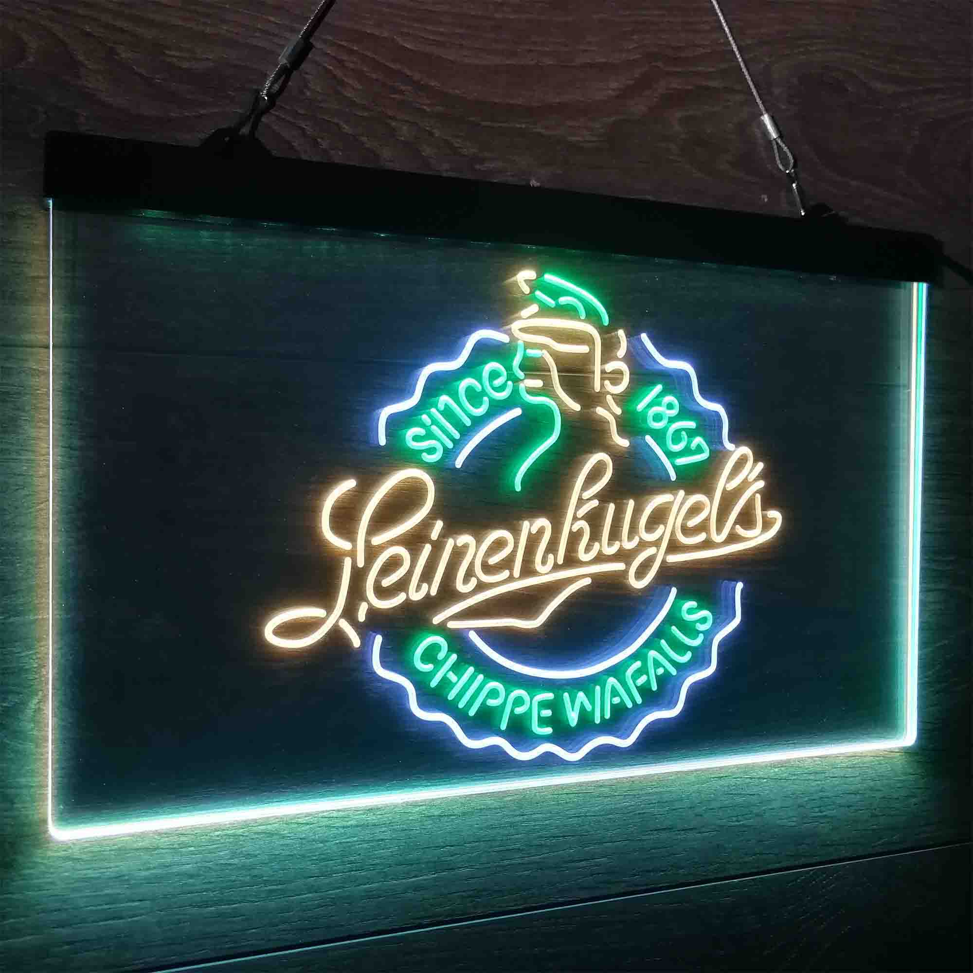 Leinenkugel Brewery Chippewa Falls Since 1867 Neon LED Sign 3 Colors