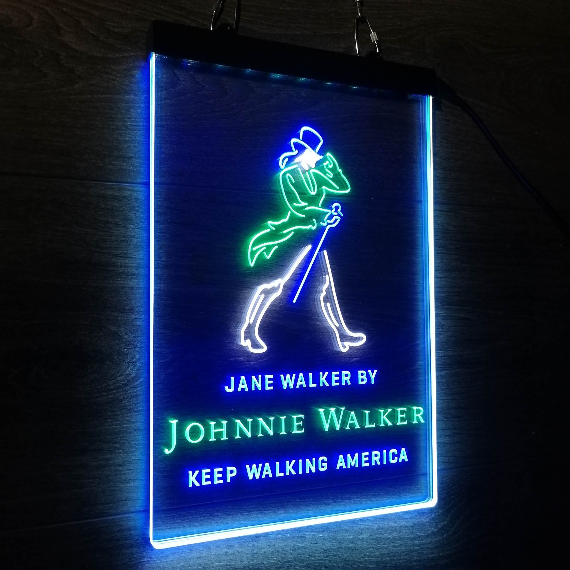 Jane Walker by Jonnie Walker Keep Walking America Neon LED Sign 3 Colors