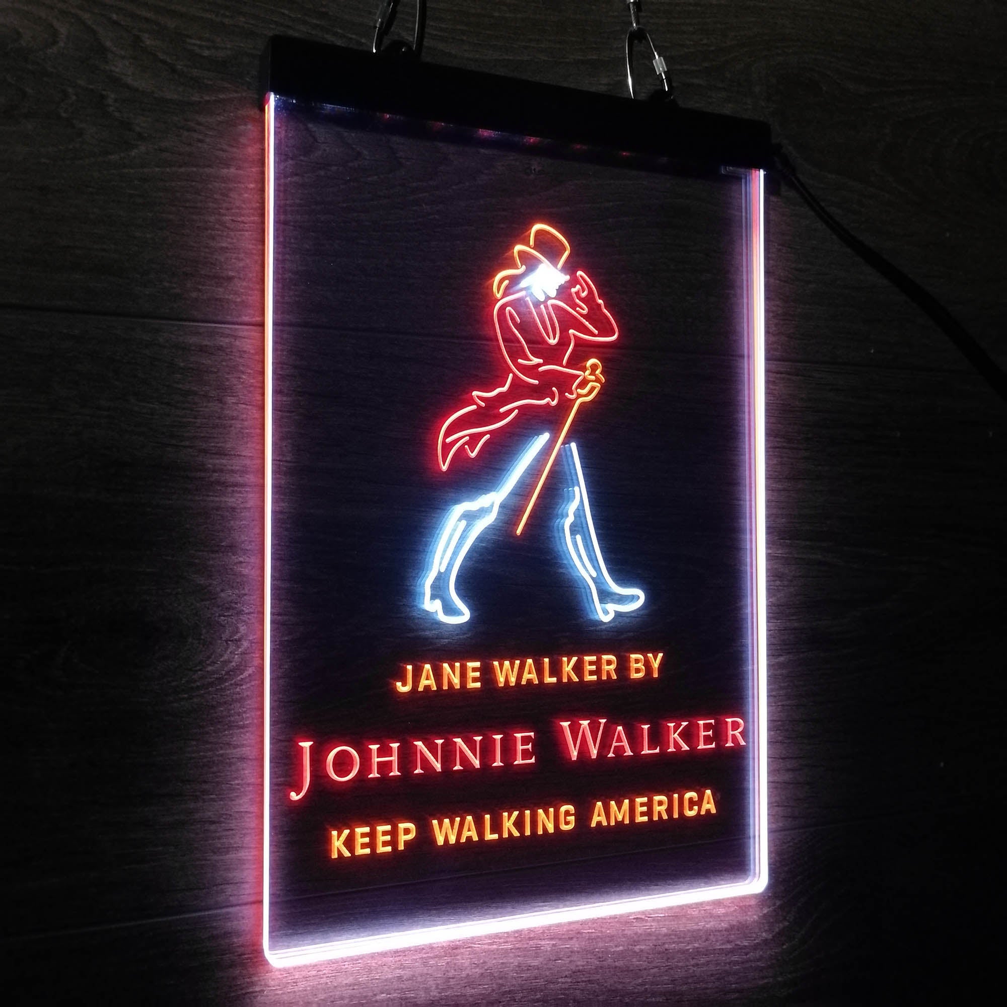 Jane Walker by Jonnie Walker Keep Walking America Neon LED Sign 3 Colors