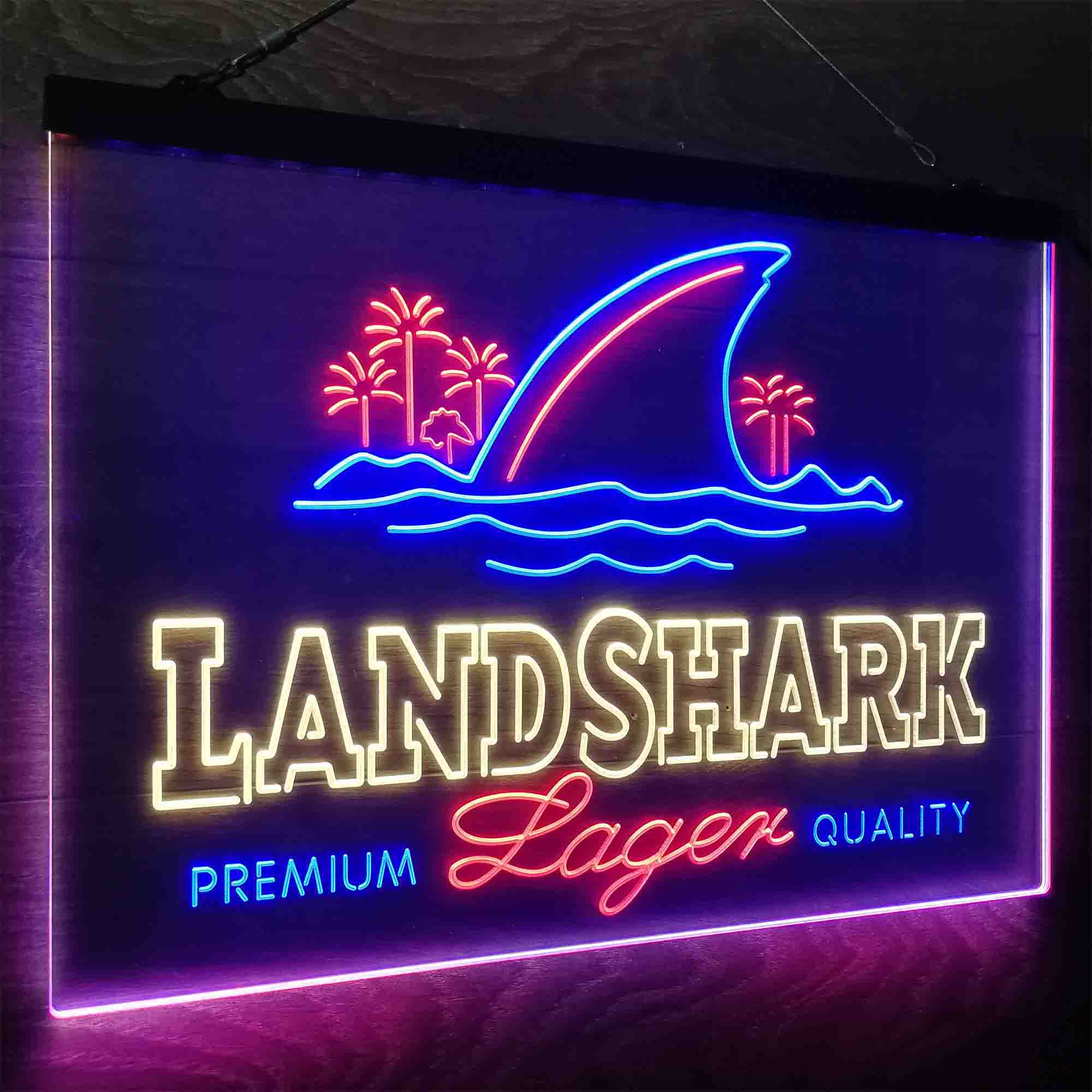 Landshark Lager Premium Quality Neon LED Sign 3 Colors