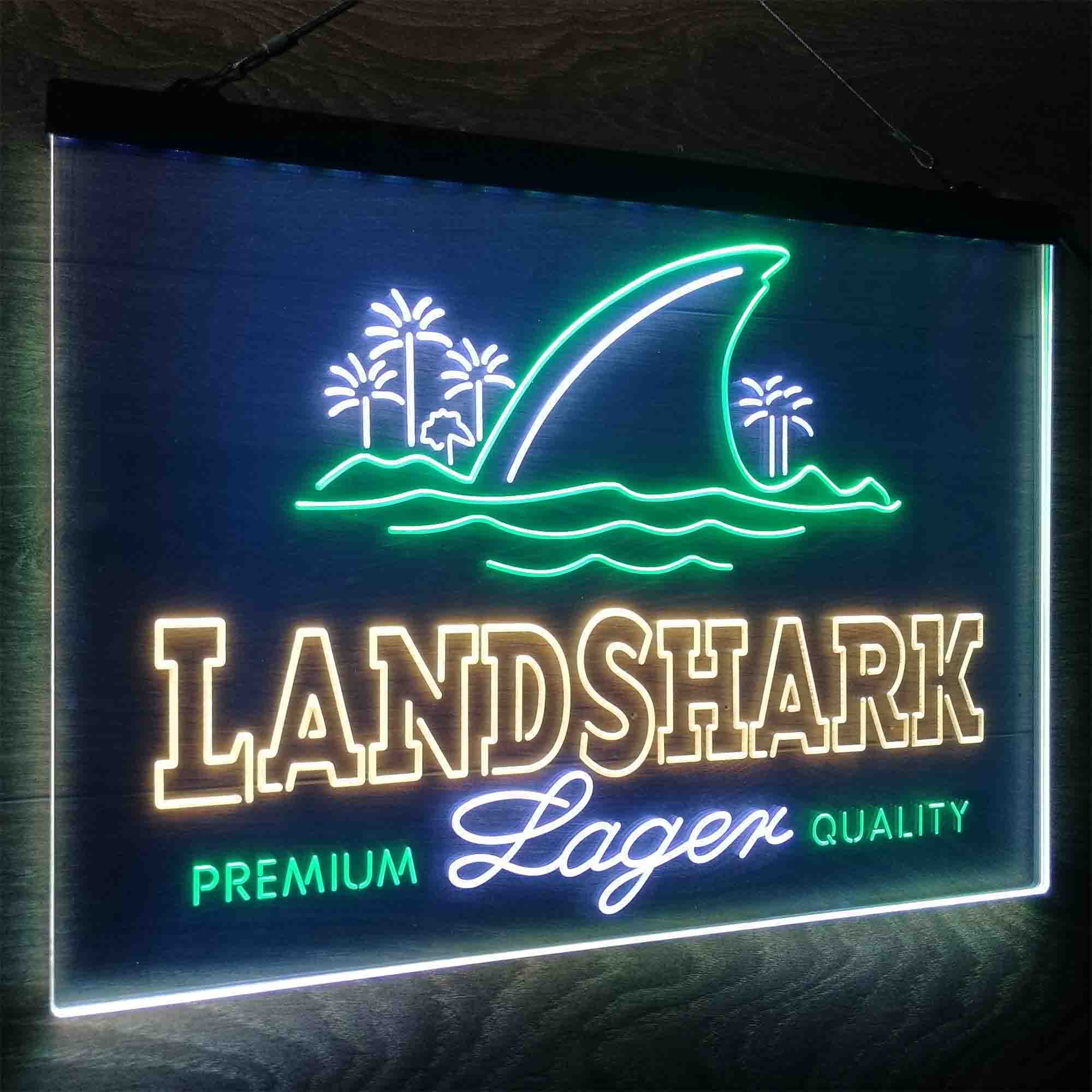 Landshark Lager Premium Quality Neon LED Sign 3 Colors