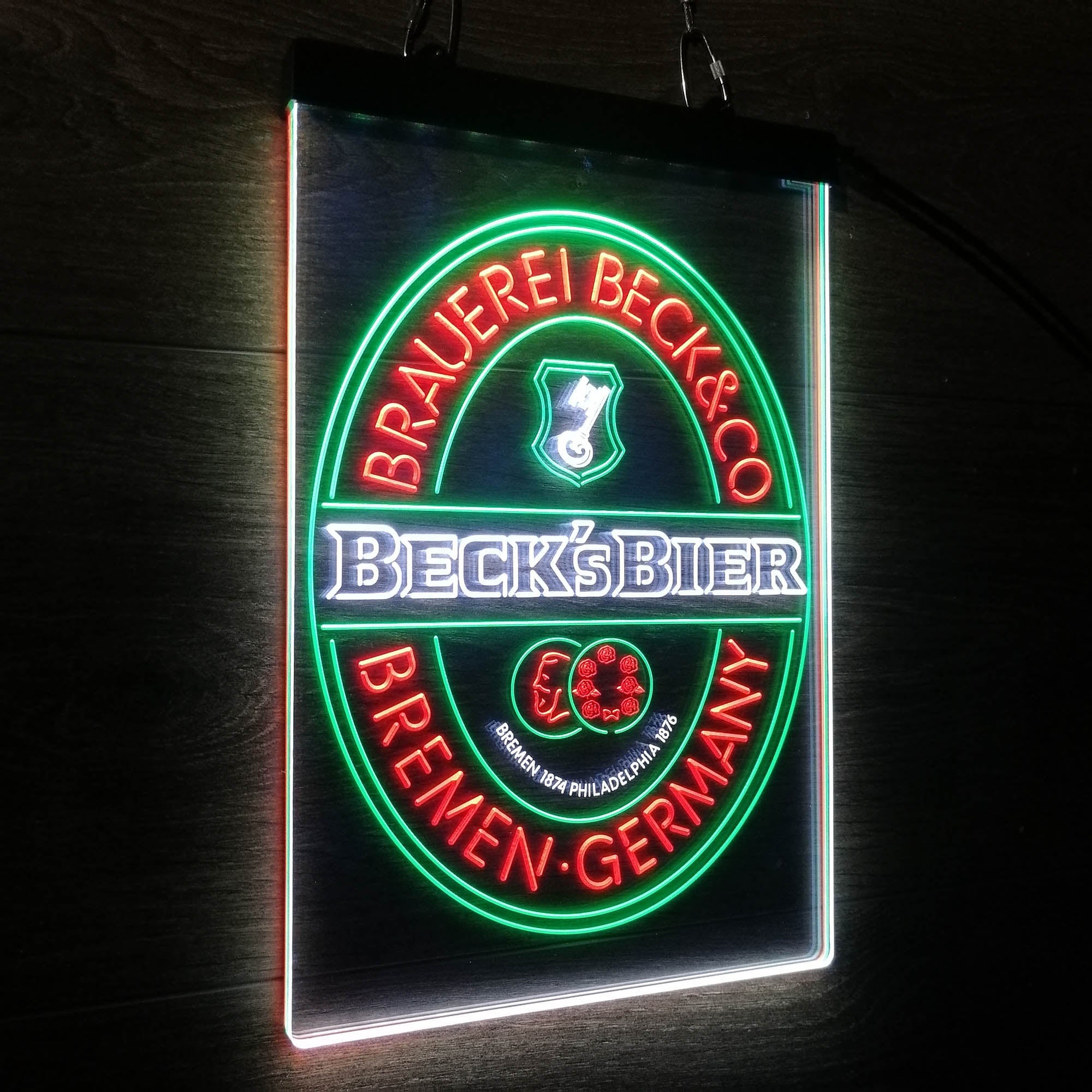 Beck's Bier Beer Neon LED Sign 3 Colors